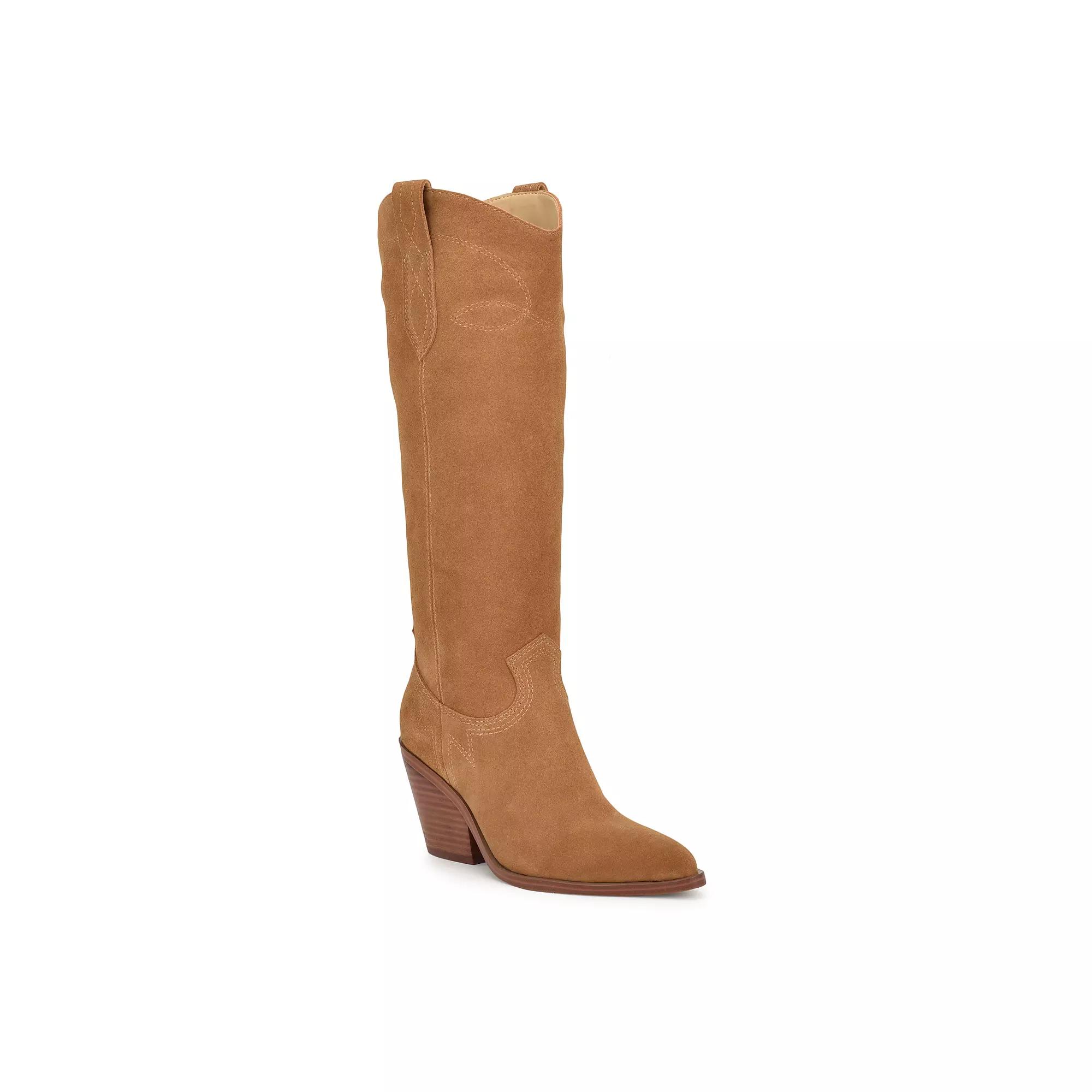 Nine West Smash Women's Suede Knee-High Boots, Size: 12, Medium Natural Suede Product Image