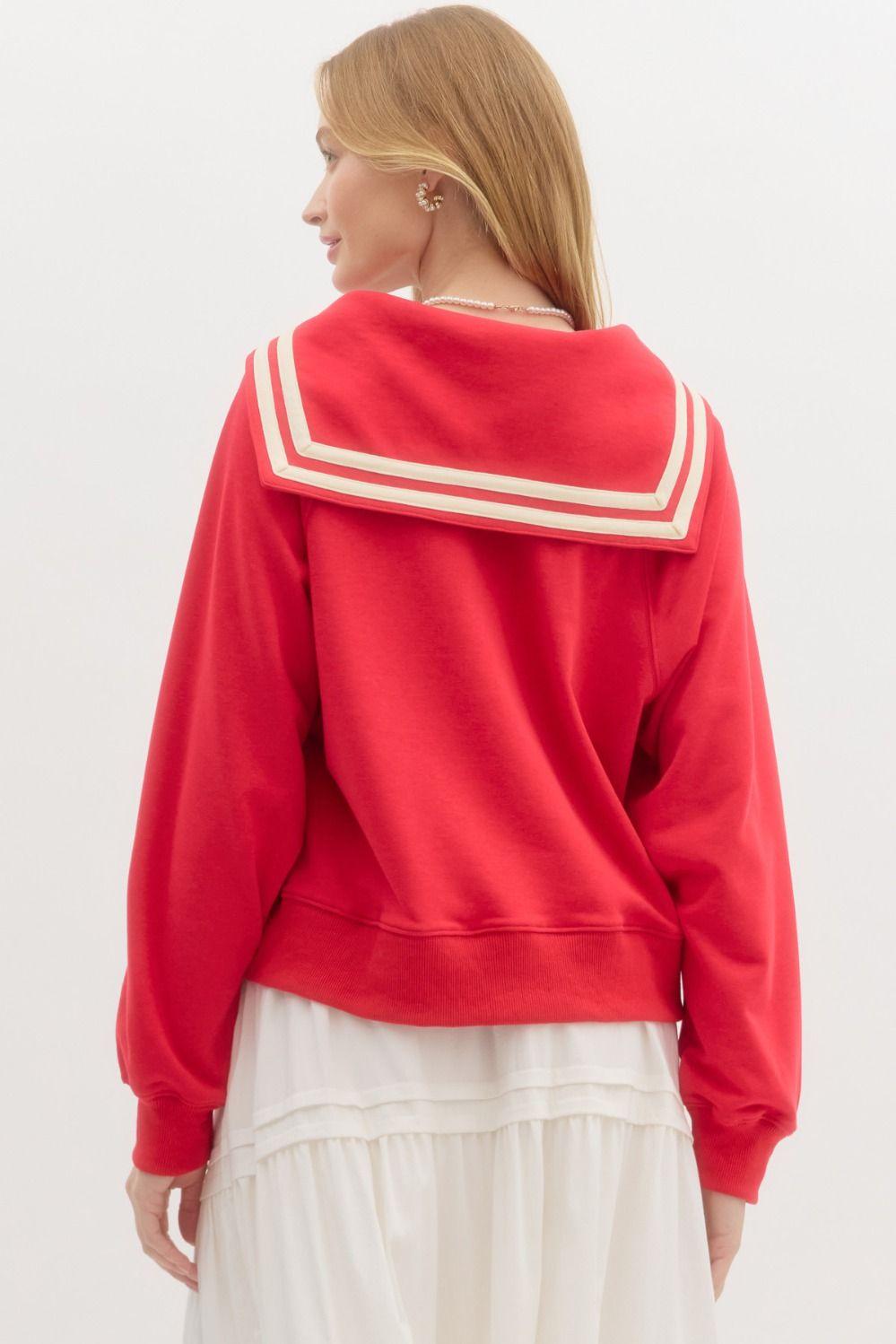 Varsity Vibes Pullover Product Image