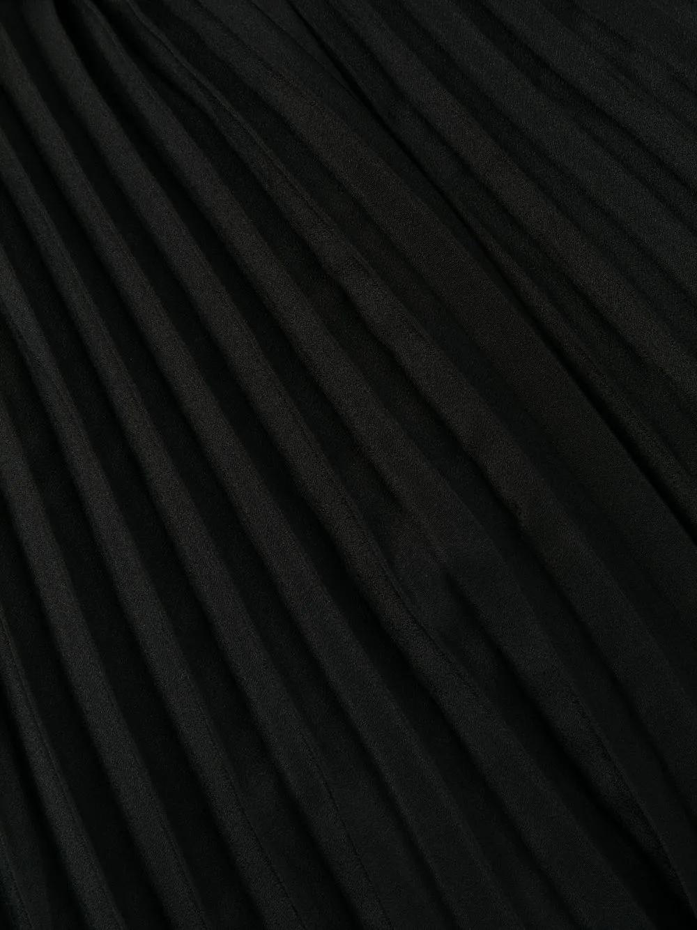 ruched crepe midi dress Product Image