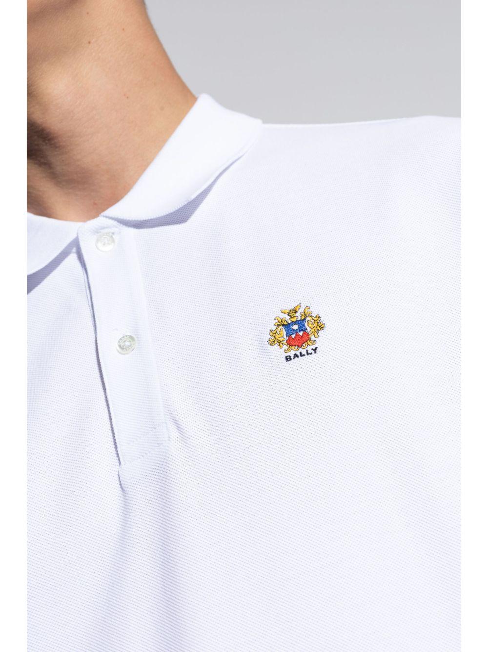 logo-embroidered polo shirt  Product Image