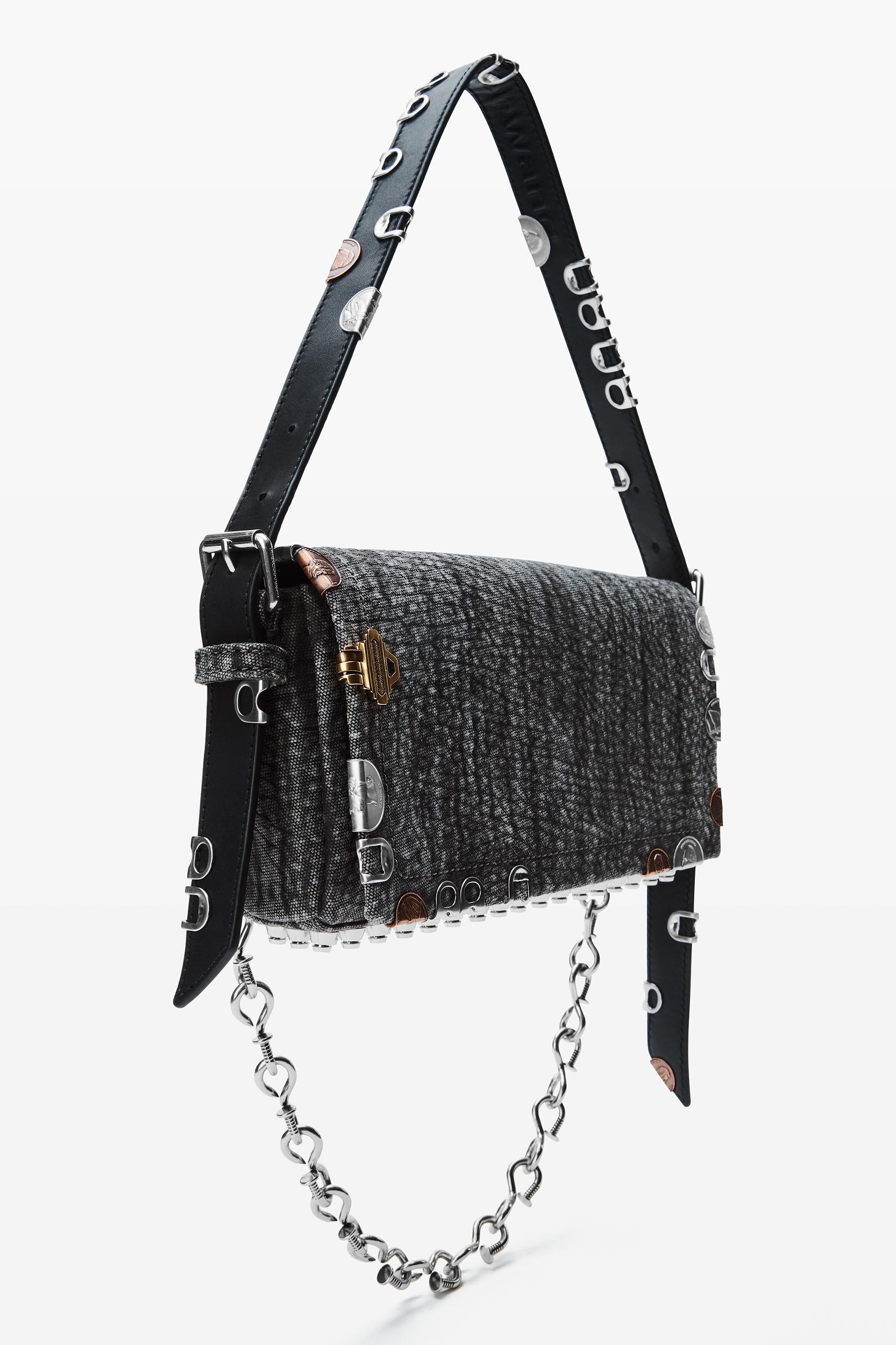 Black Ricco Rogue Slim Flap Bag Product Image
