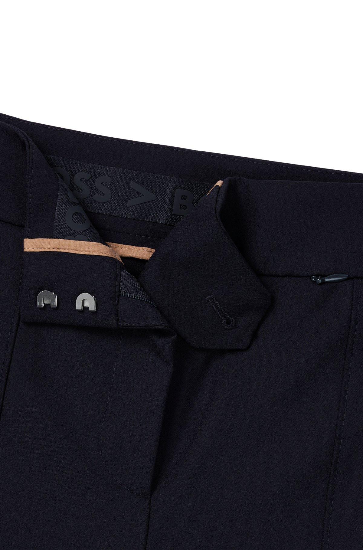 BOSS - Extra-slim-fit trousers in quick-dry stretch cloth - Dark Blue Product Image