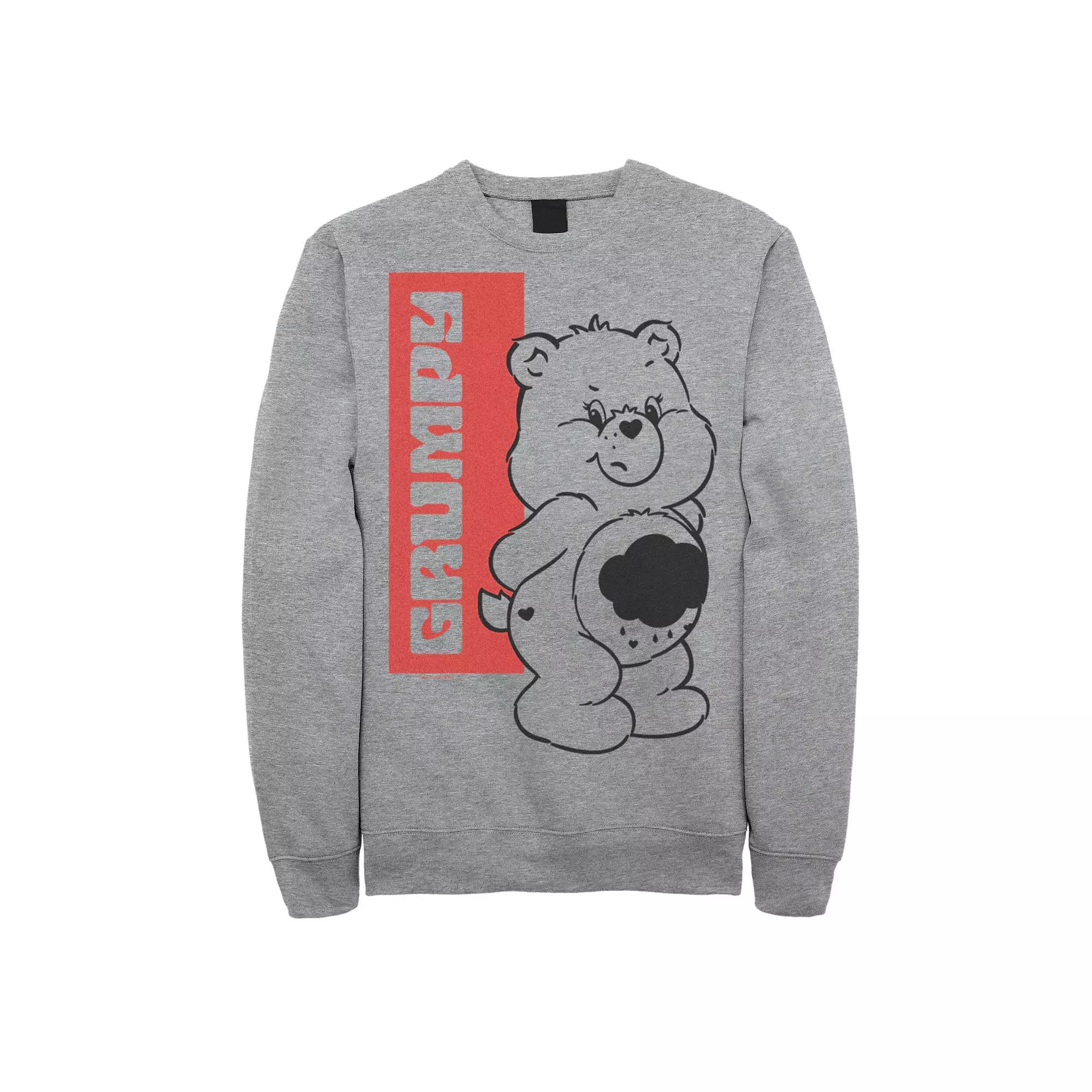Men's Care Bears Grumpy Bear Sweatshirt,  Product Image