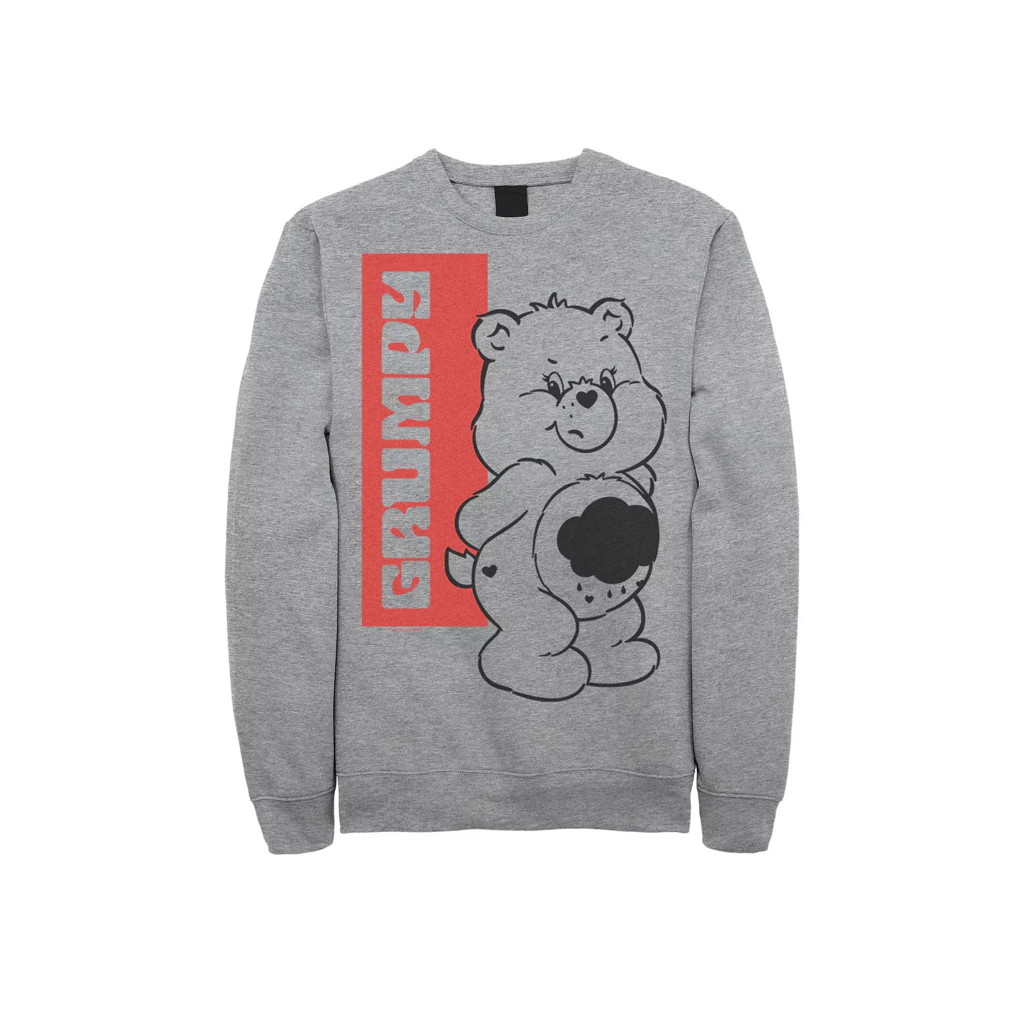 Men's Care Bears Grumpy Bear Sweatshirt,  Product Image