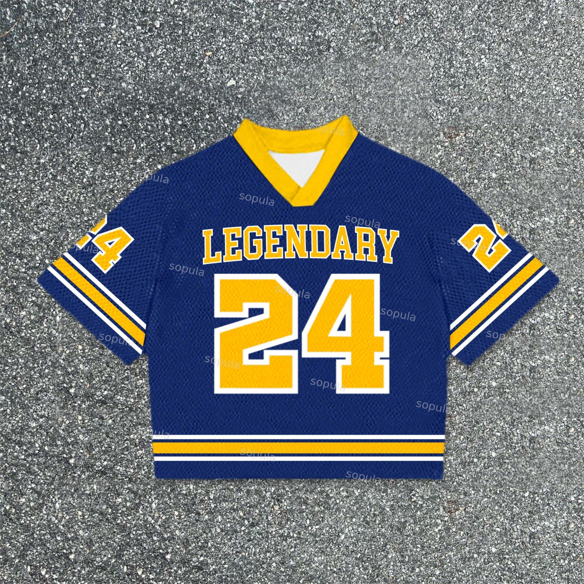 Sopula Legend No 24 Printed Blokecore V-Neck T-Shirt Product Image