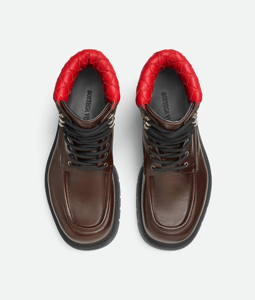 Men's Haddock Lace-Up Ankle Boot in Chocolate cherry/deep red Product Image