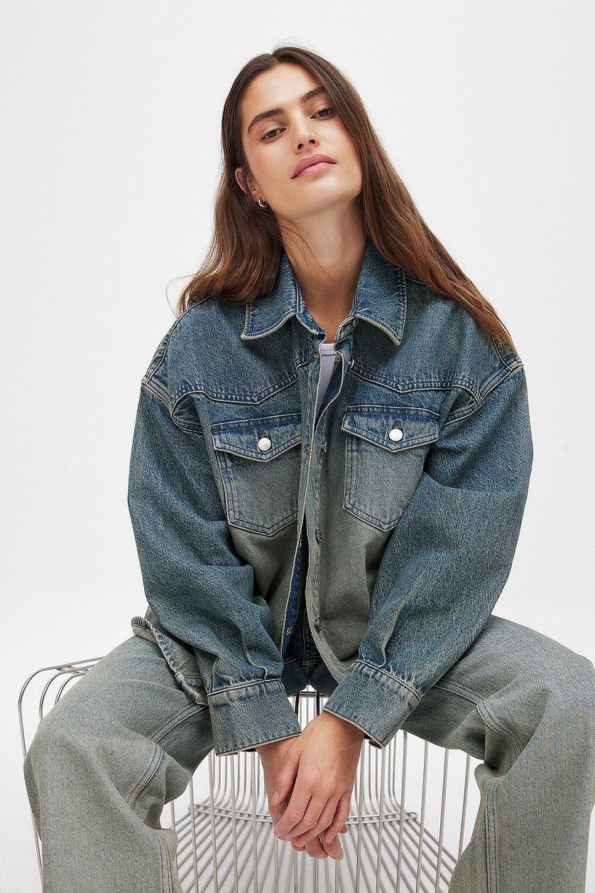 Oversized Denim Shirt Product Image