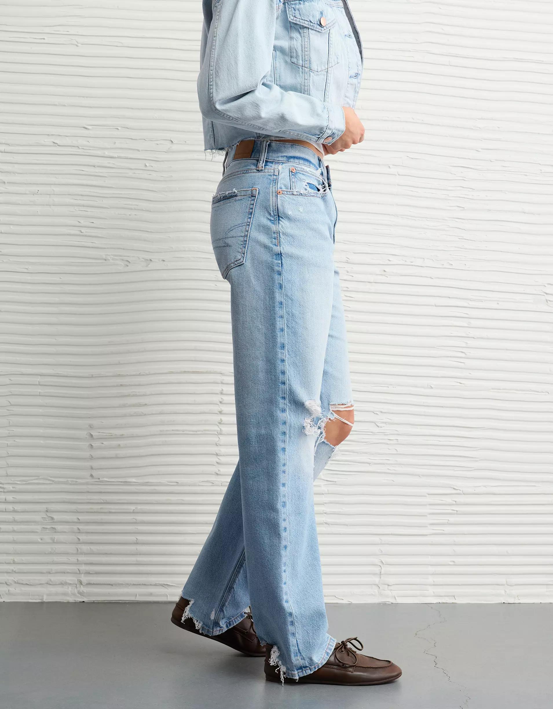 AE Strigid Ripped Low-Rise Ex-Boyfriend Jean Product Image