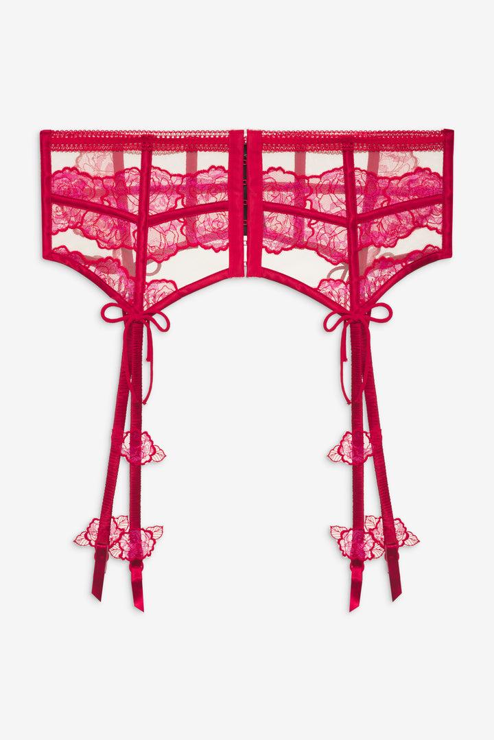 Cordelia Garter Belt — Red Product Image