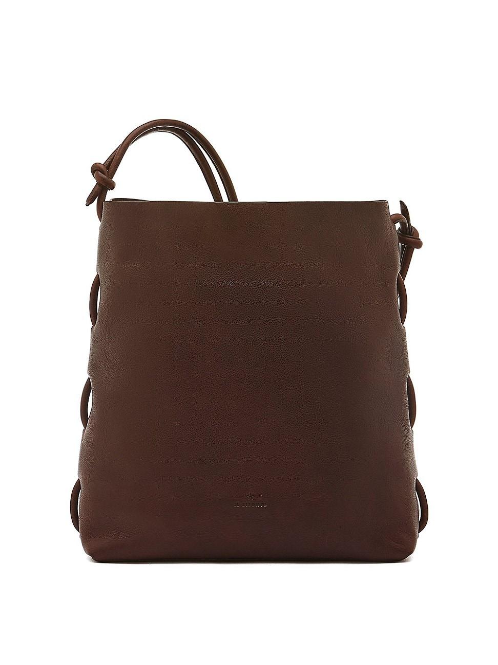 Snodo Knot Leather Crossbody Bag Product Image