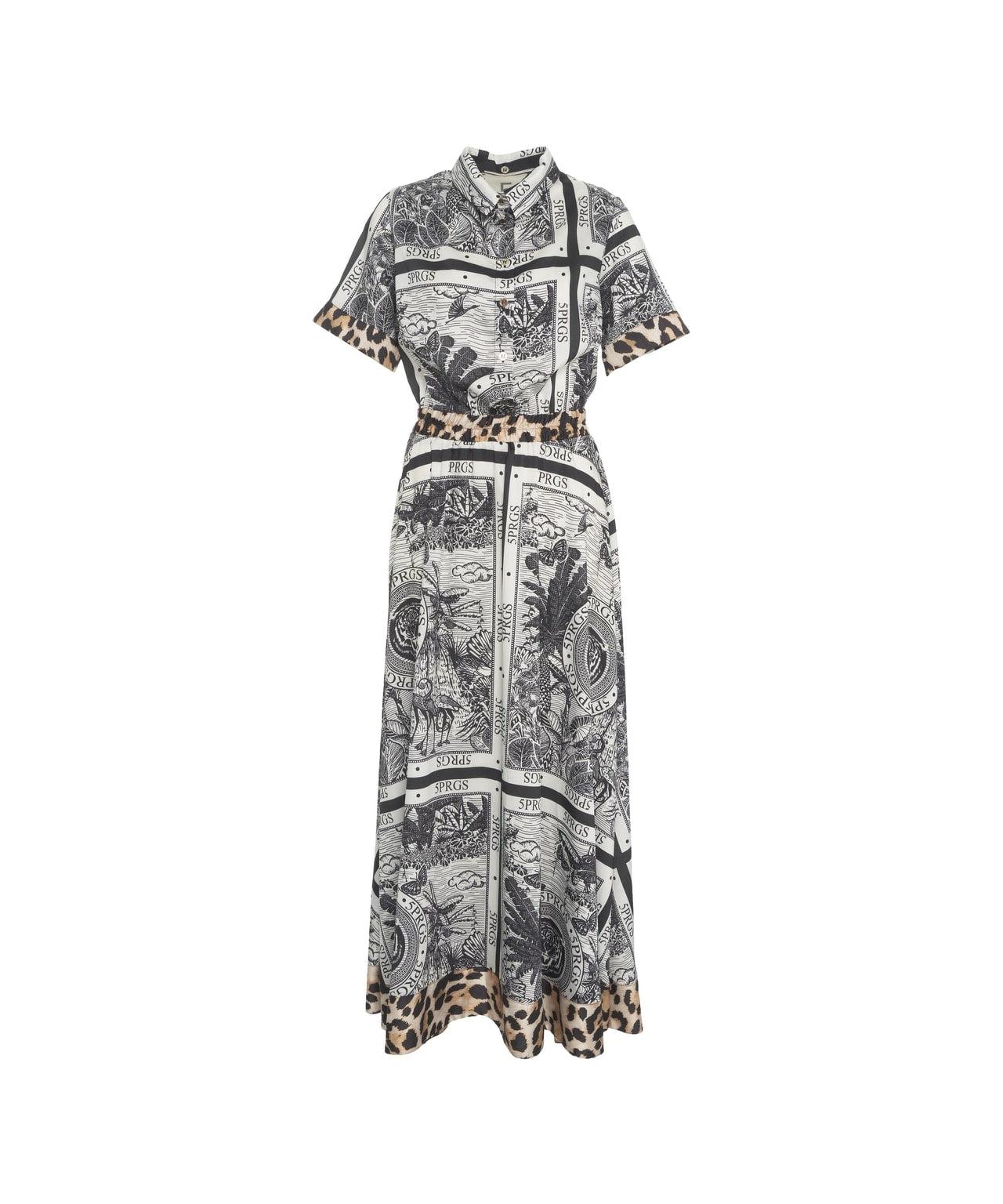 Maxi dress with print Product Image