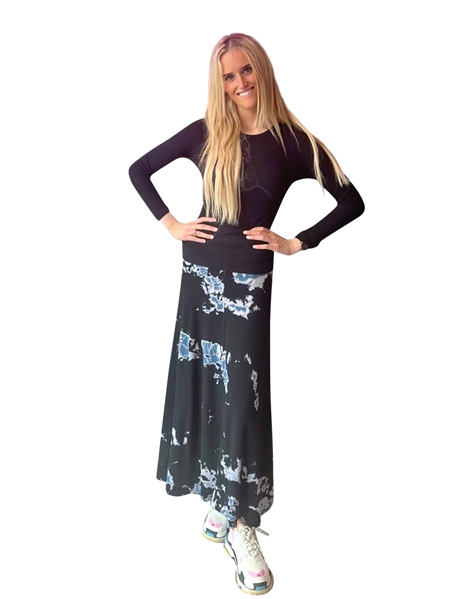 Hard Tail Ribbed Rolldown Sweep Skirt CS-103 Product Image