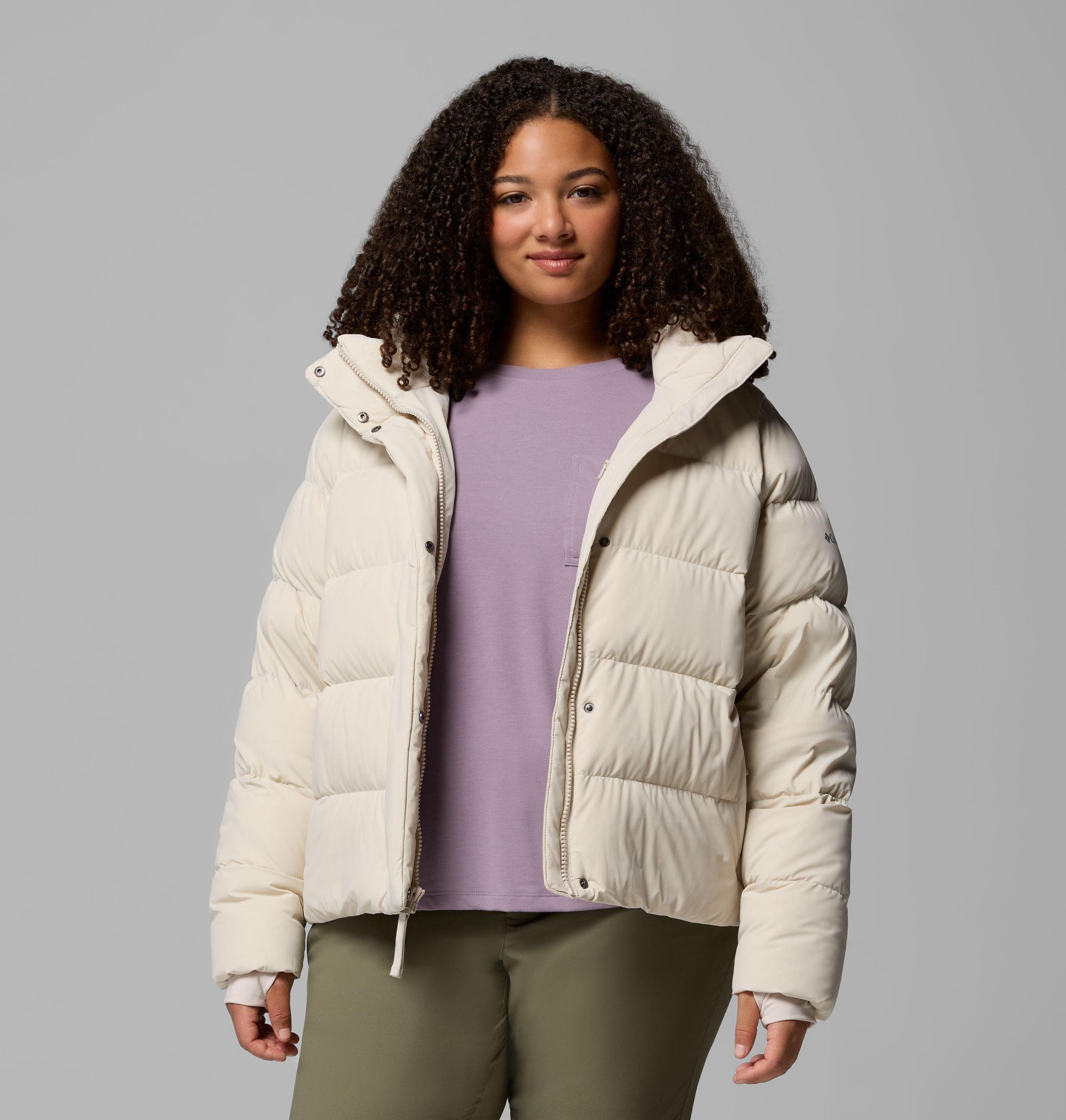 Columbia Womens Amaze Puff Hooded Jacket - Plus Size- Product Image