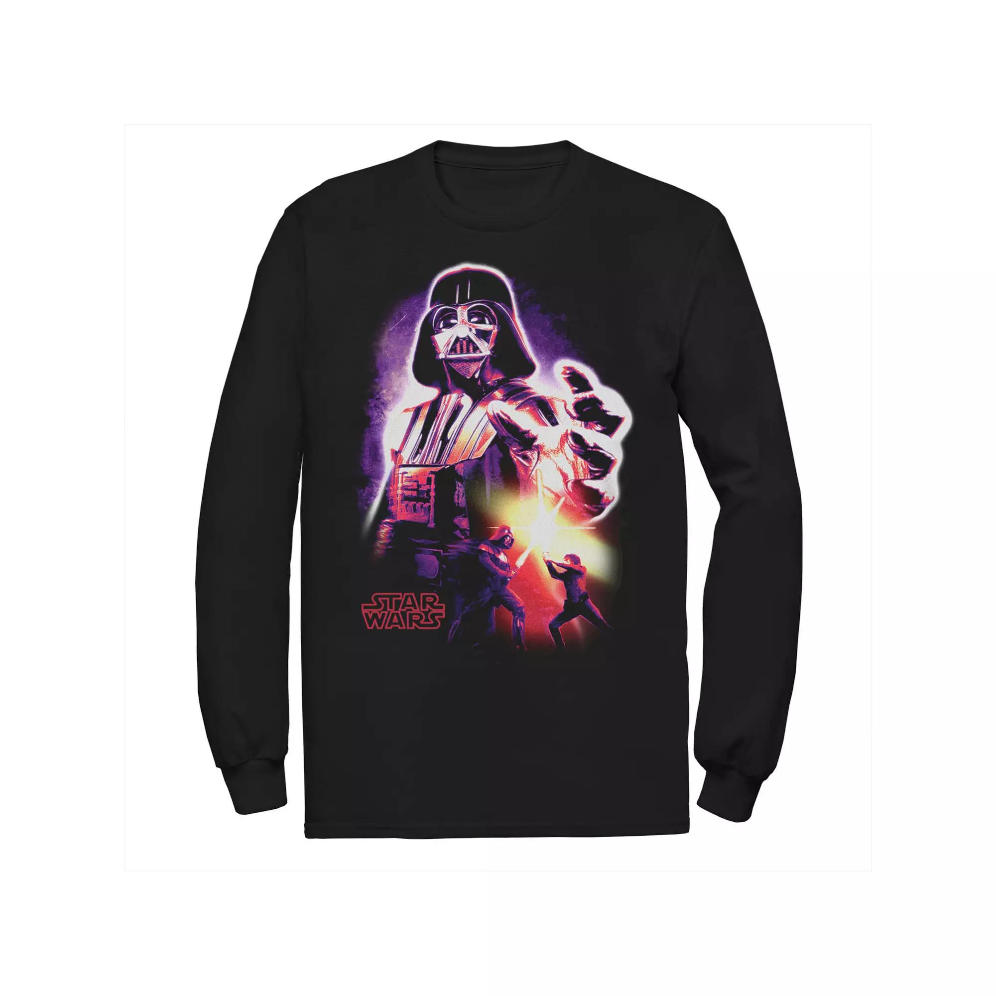 Big & Tall Star Wars Neon Darth Vader Tee, Men's,  Product Image