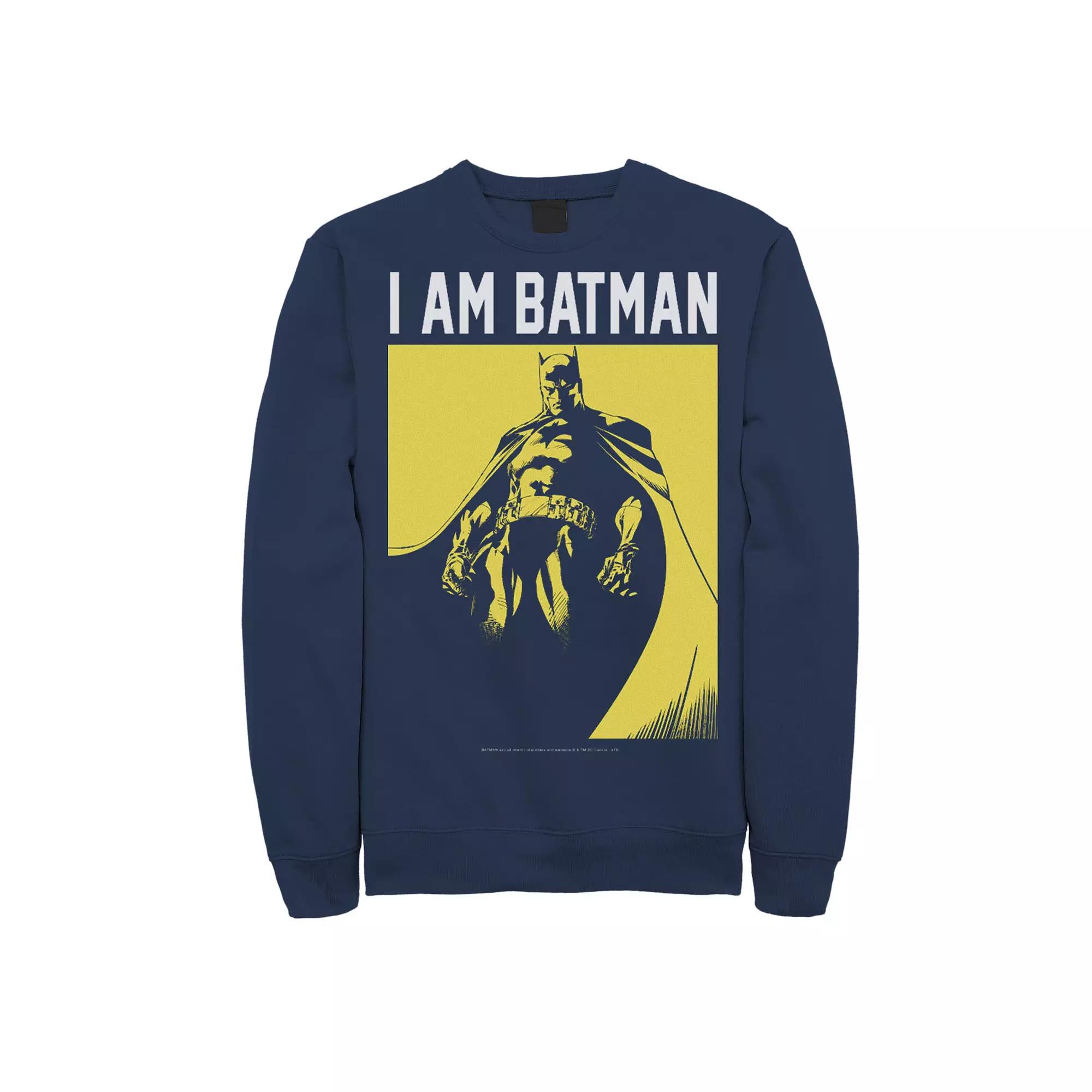 Men's I Am Batman Portrait Sweatshirt,  Product Image