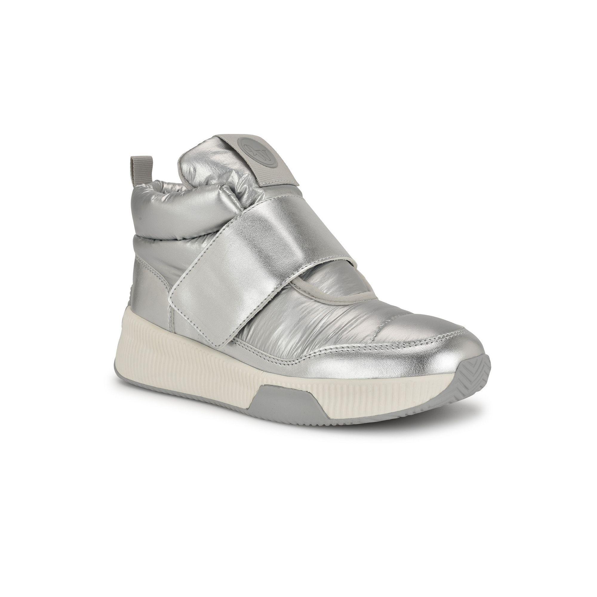 Nine West Tumble Puffy Women's Booties, Size: 7.5, Silver Product Image
