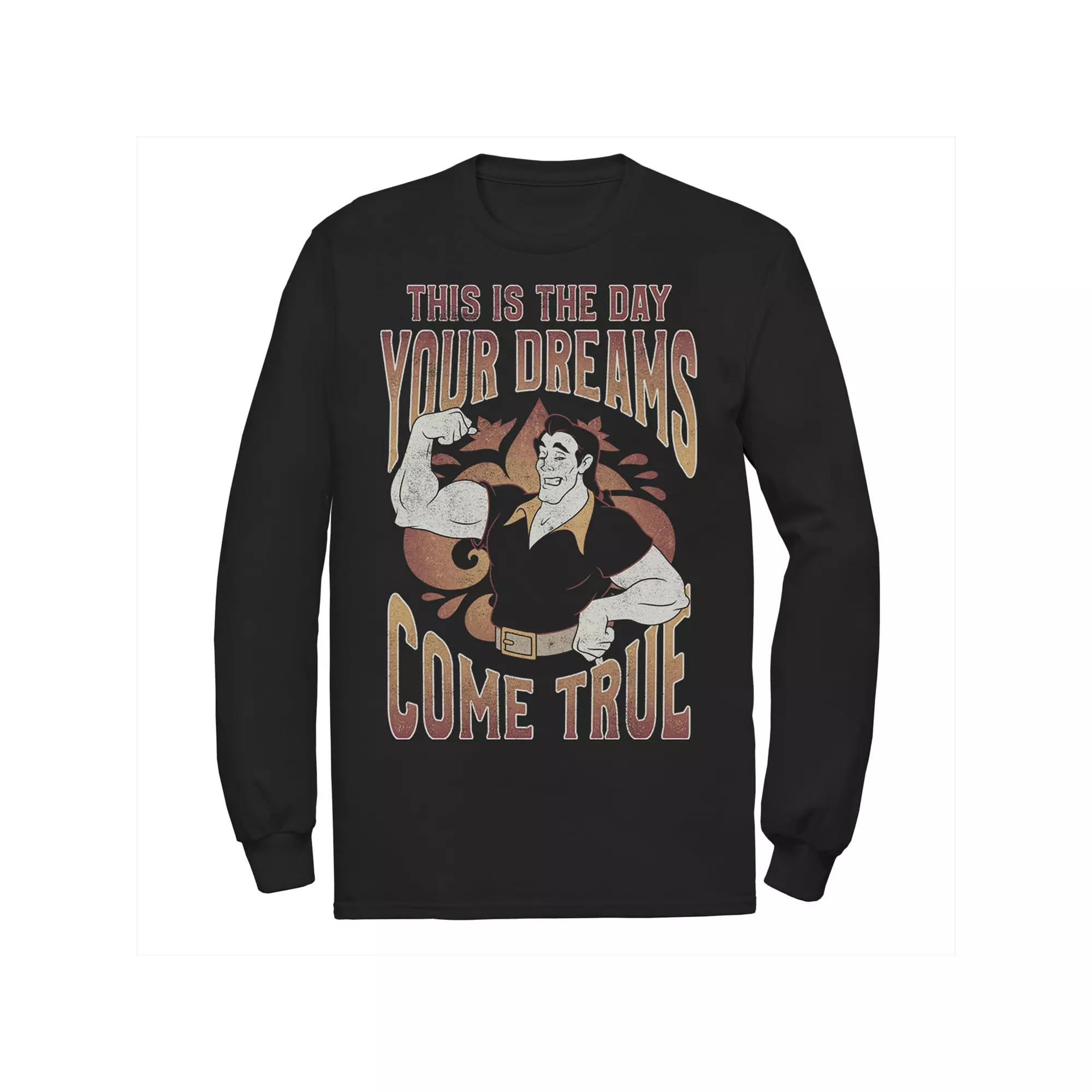 Disney's Villains Beauty & the Beast Gaston Men's The Day Your Dreams Come True Long Sleeve Tee,  Product Image