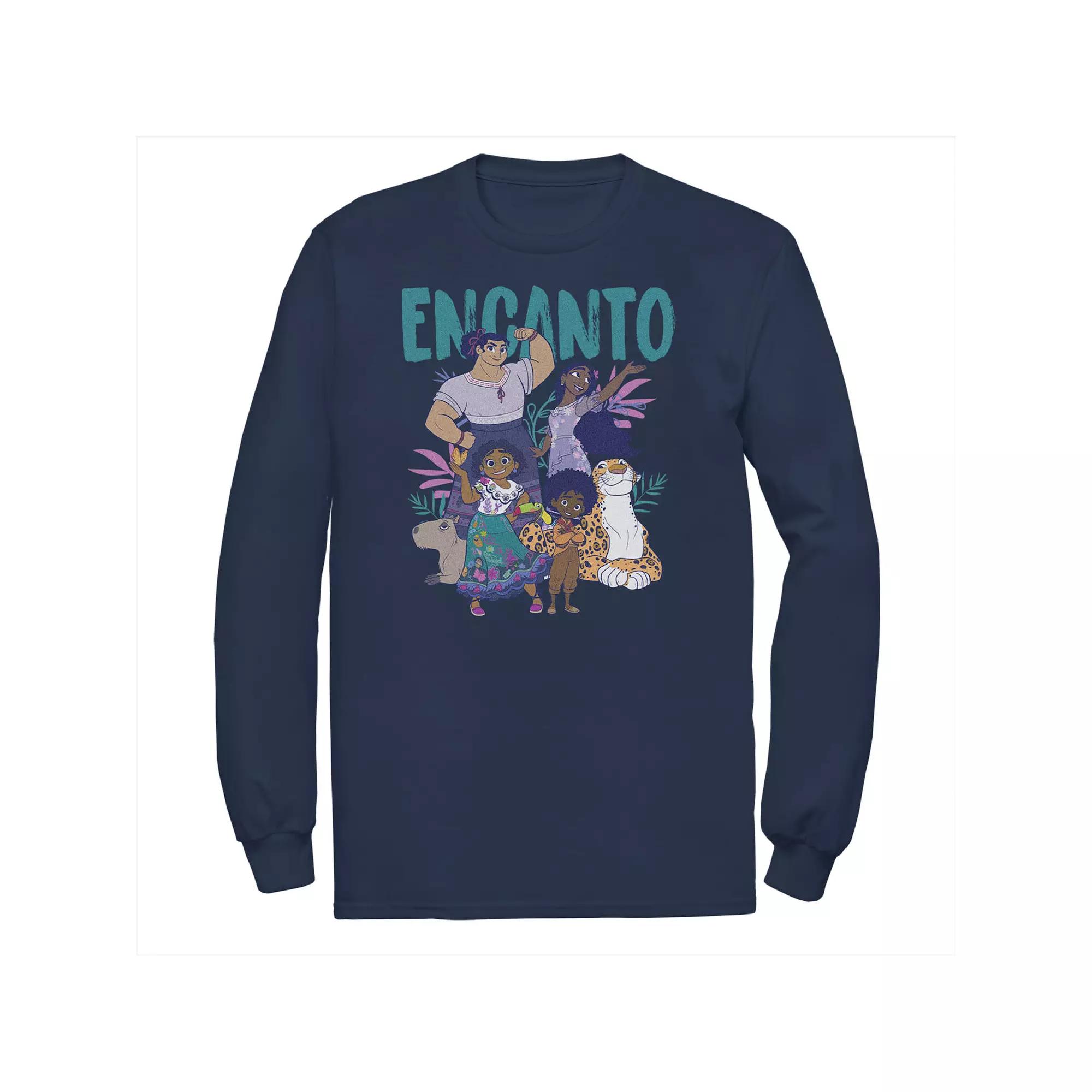 Big & Tall Disney Encanto Group Portrait Logo Tee, Men's, Size: 3XL Tall, Blue Product Image