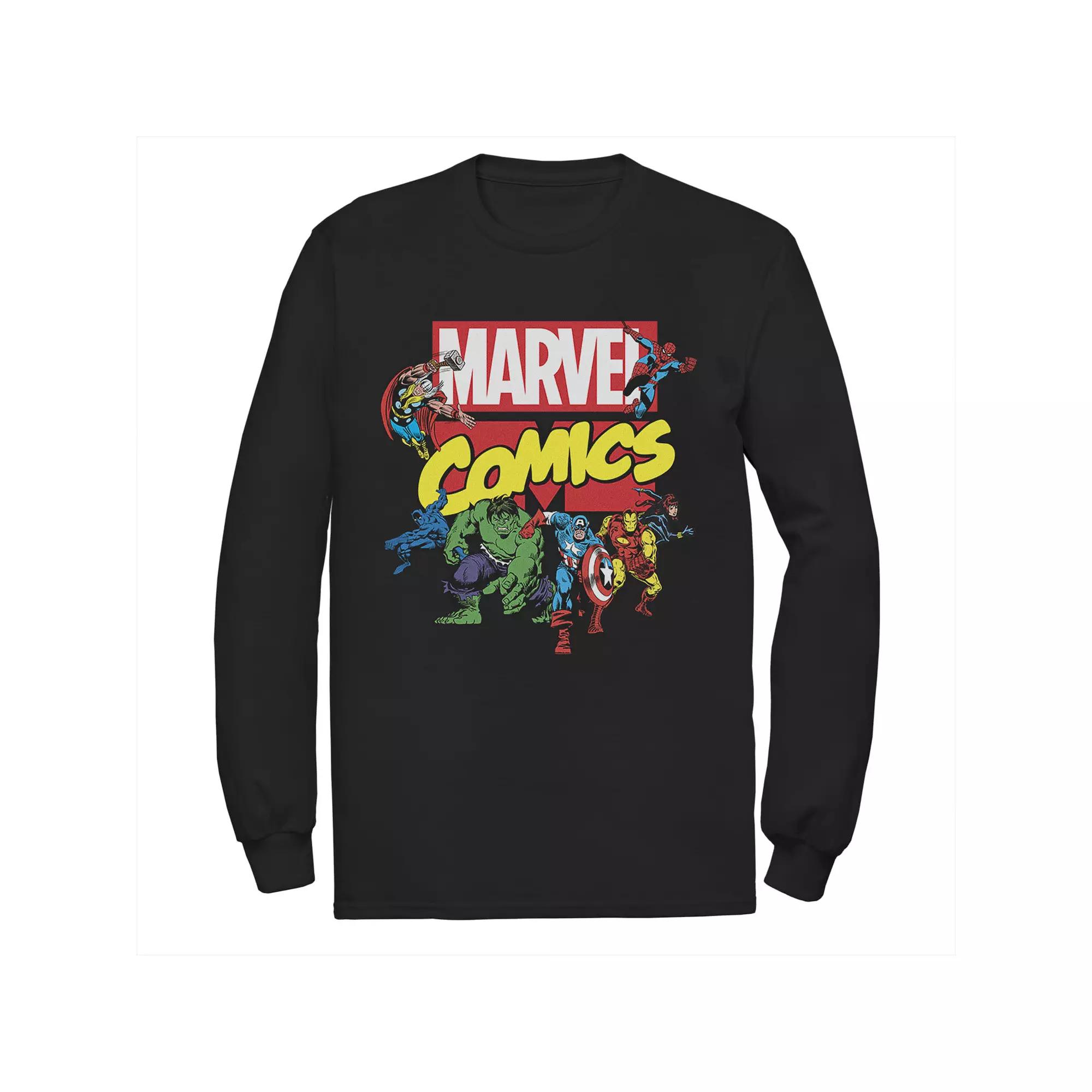 Men's Marvel D23 Exclusive Avengers Retro Comic Graphic Tee,  Product Image