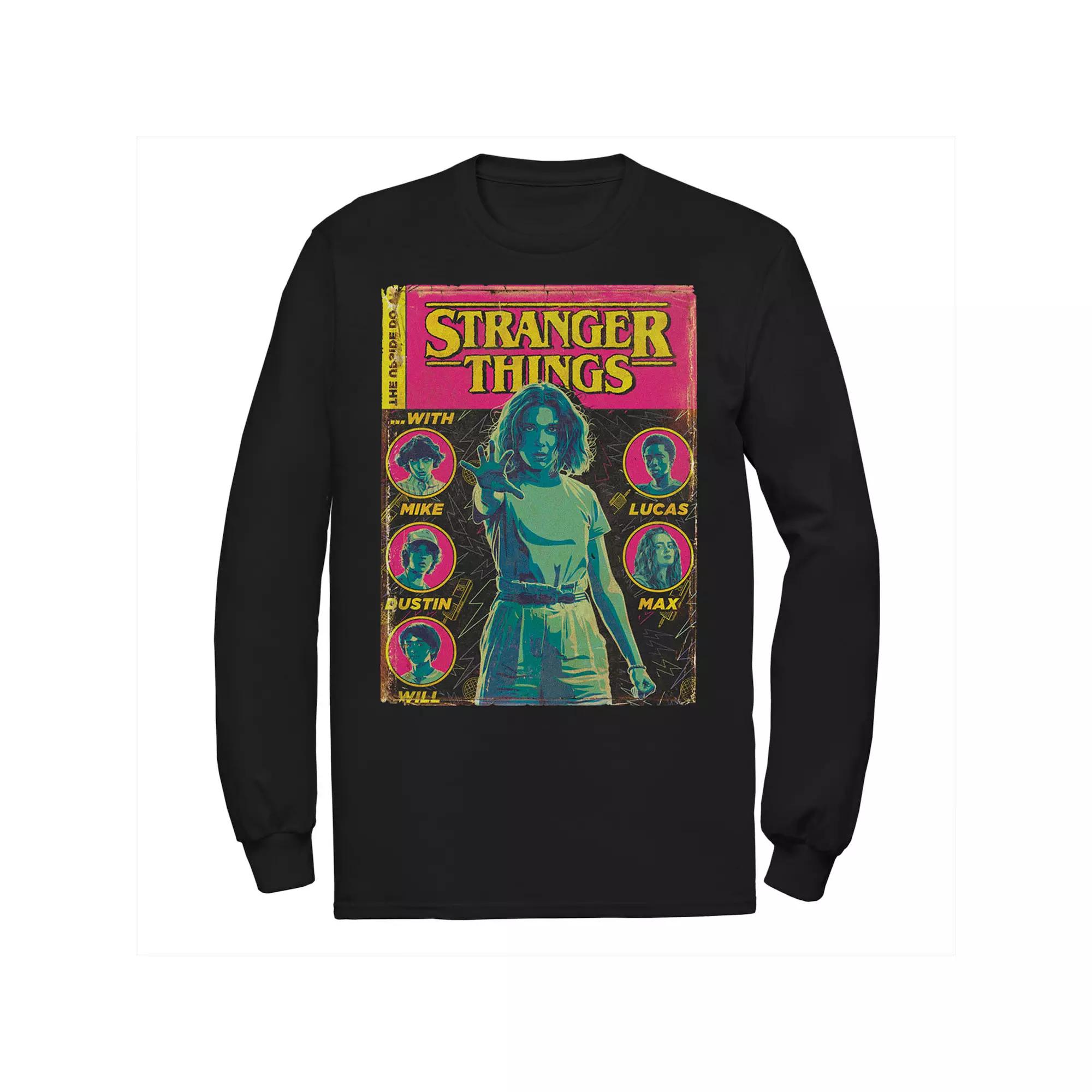 Men's Stranger Things Group Shot Comic Cover Tee,  Product Image