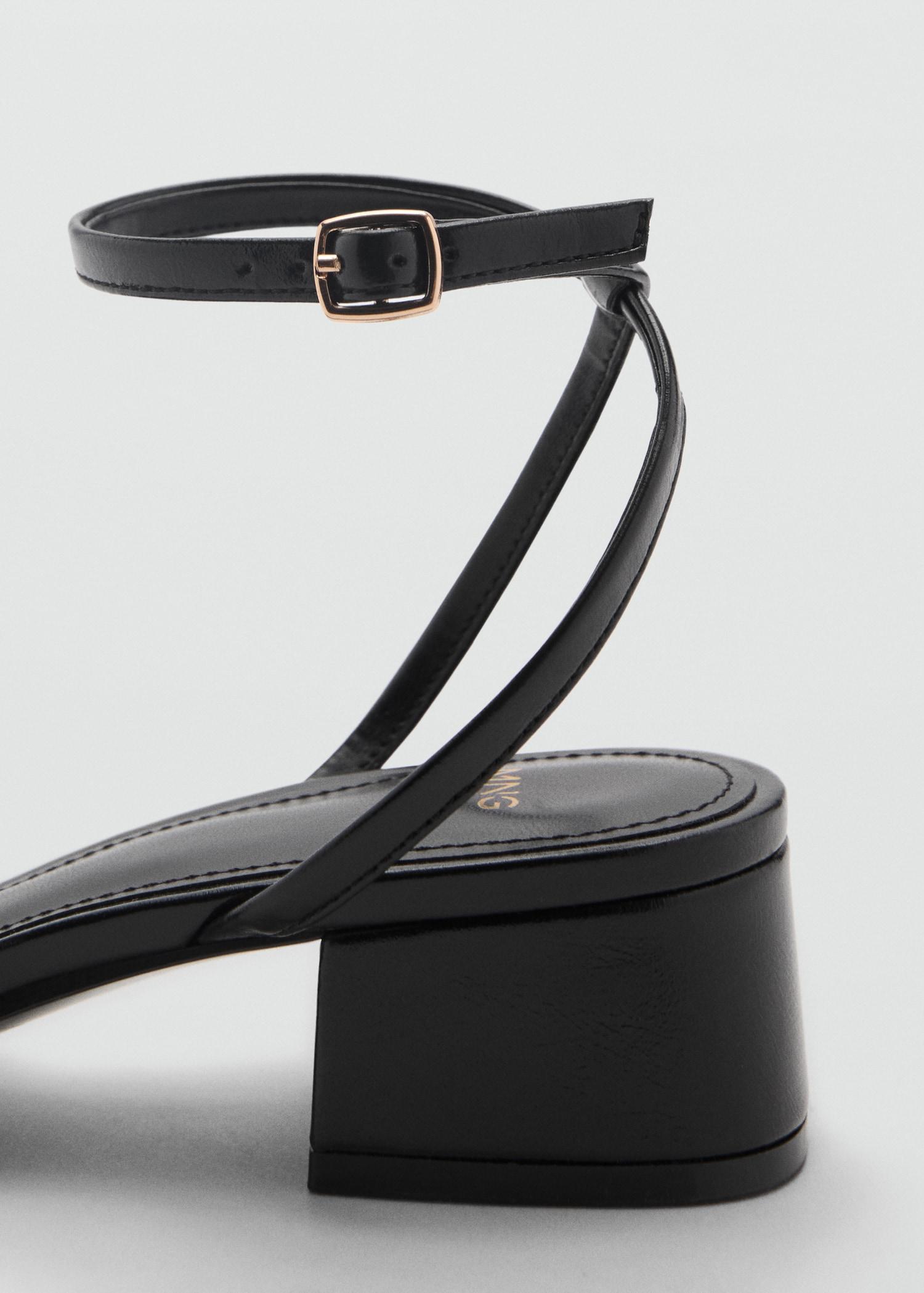 Strappy heeled sandals - Women | MANGO USA Product Image