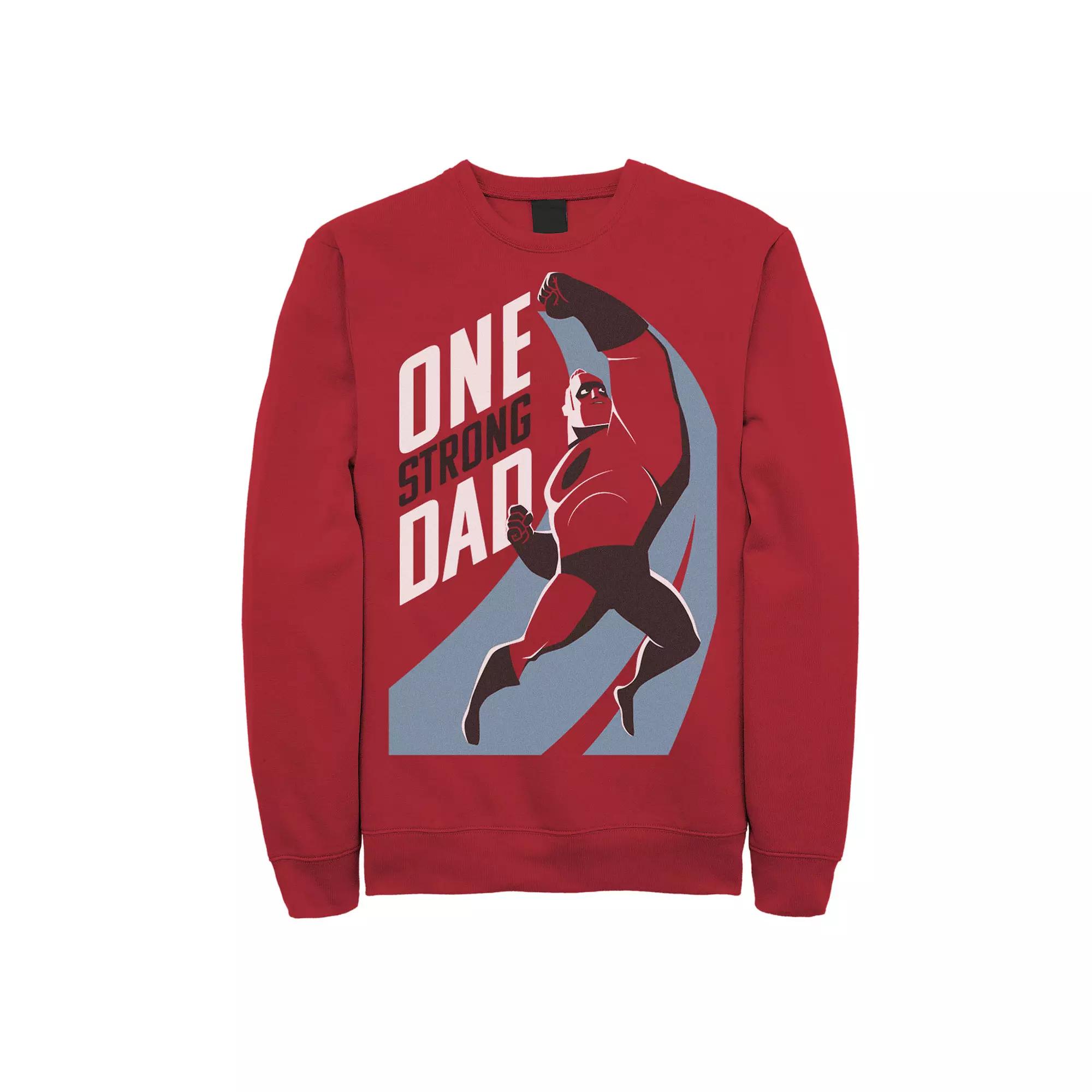Disney / Pixar's The Incredibles 2 Men's One Strong Dad Sweatshirt,  Product Image