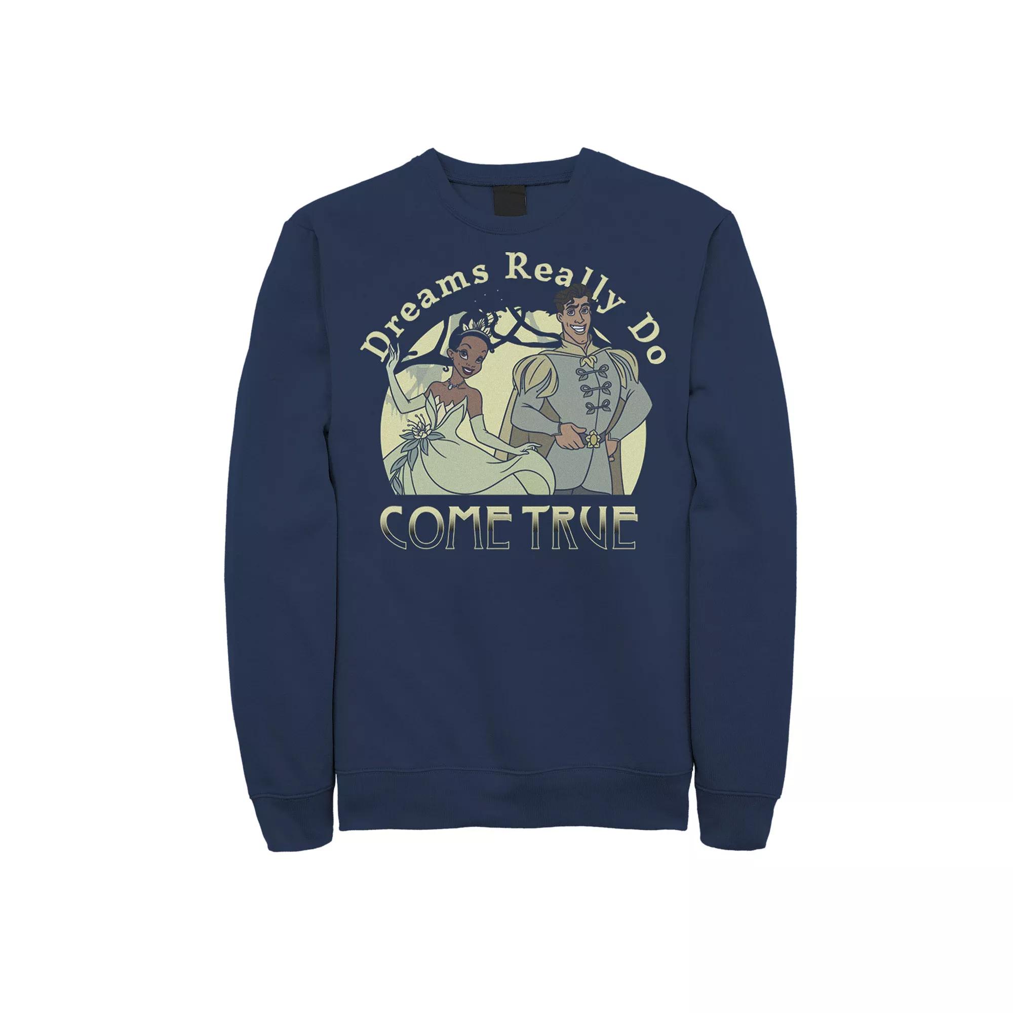 Men's Disney Princess and the Frog Dreams Come True Sweatshirt,  Product Image