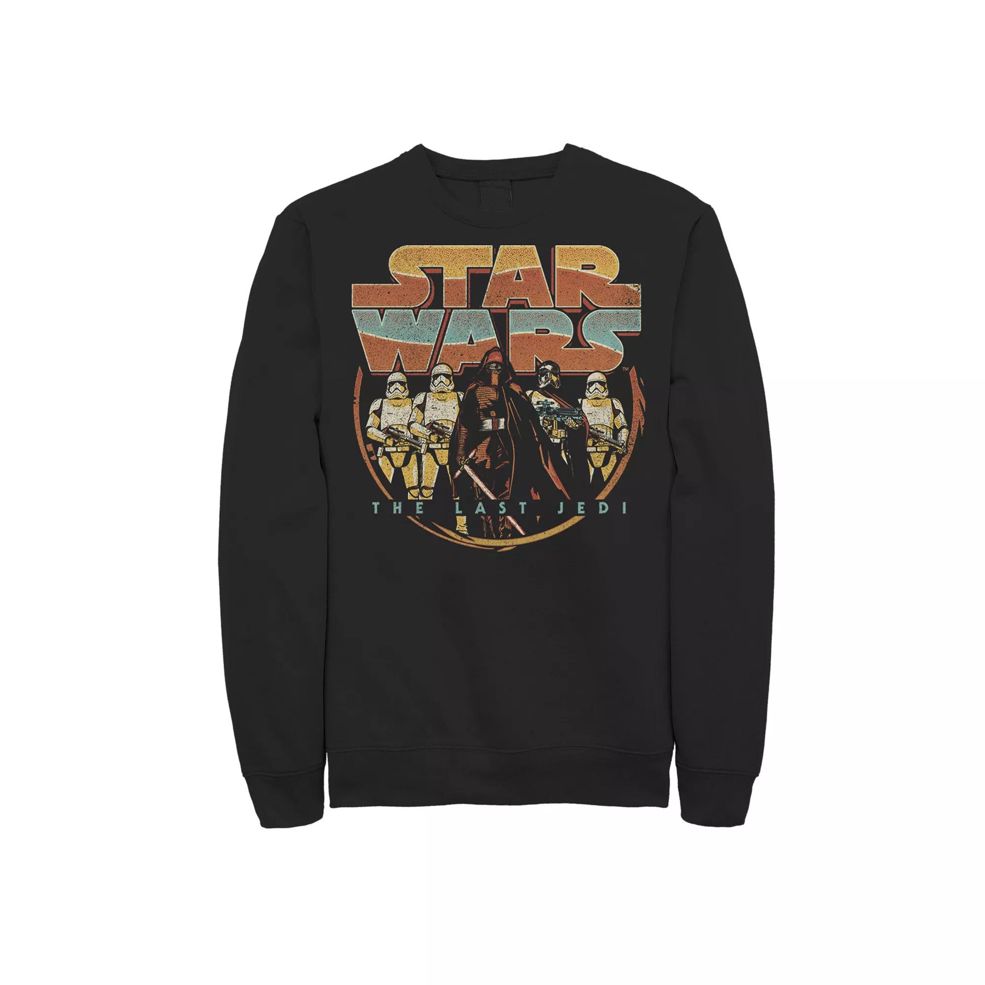 Men's Star Wars Last Jedi Vintage Retro Kylo Ren Sweatshirt,  Product Image
