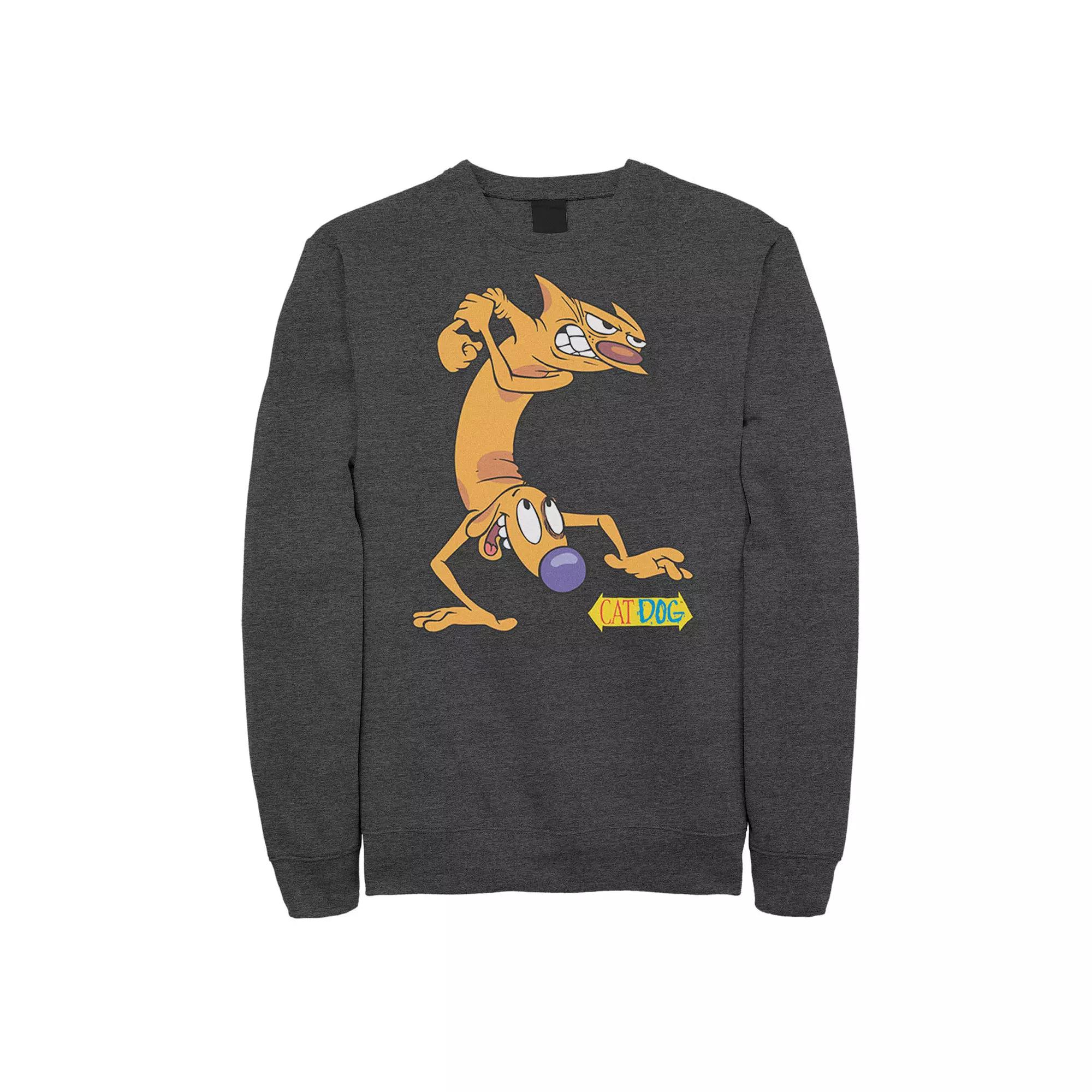 Mens Nickelodeon CatDog Tough Guys Sweatshirt, Men's,  Product Image