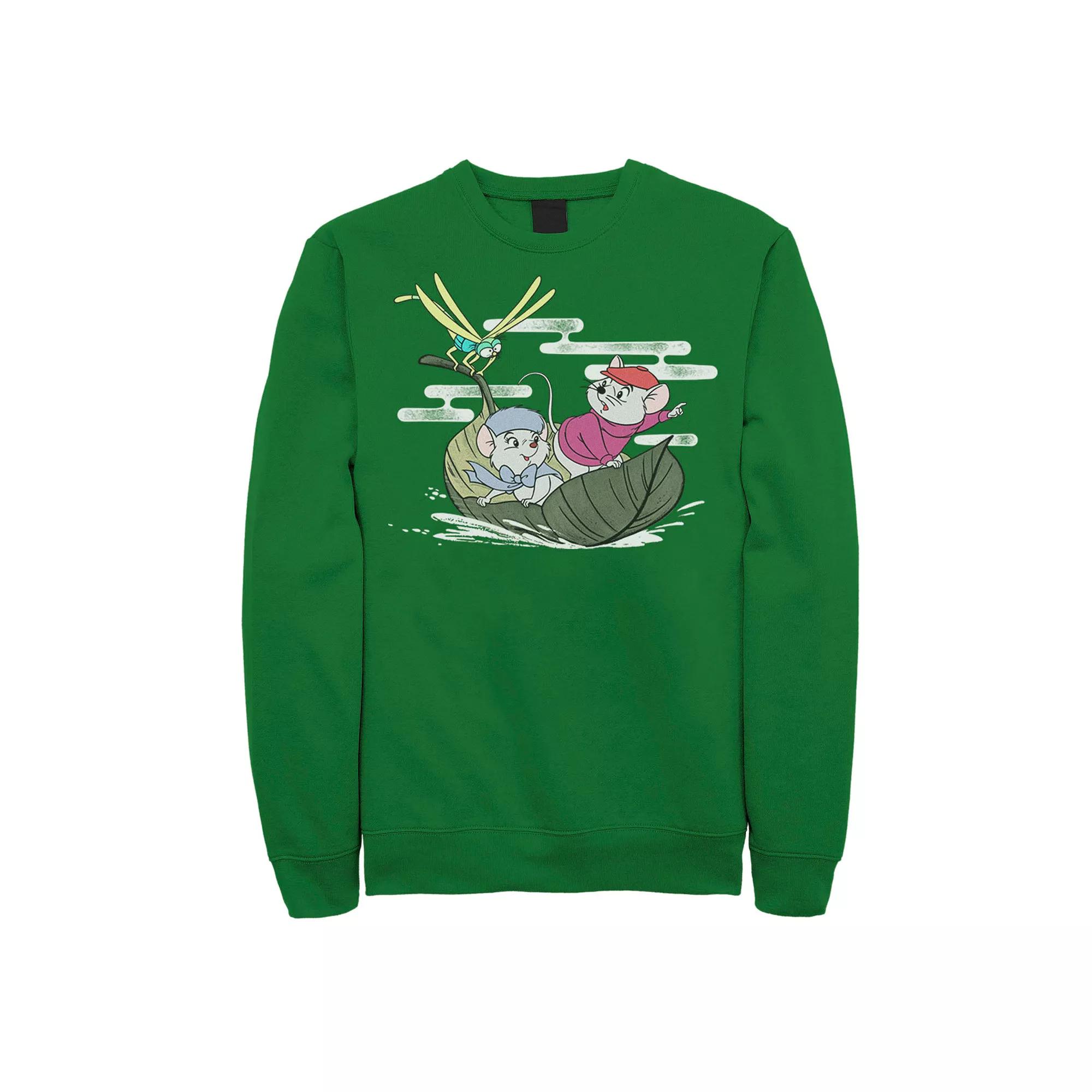 Disney's The Rescuers Boat Ride Men's Sweatshirt, Size: XXL, Kelly Product Image