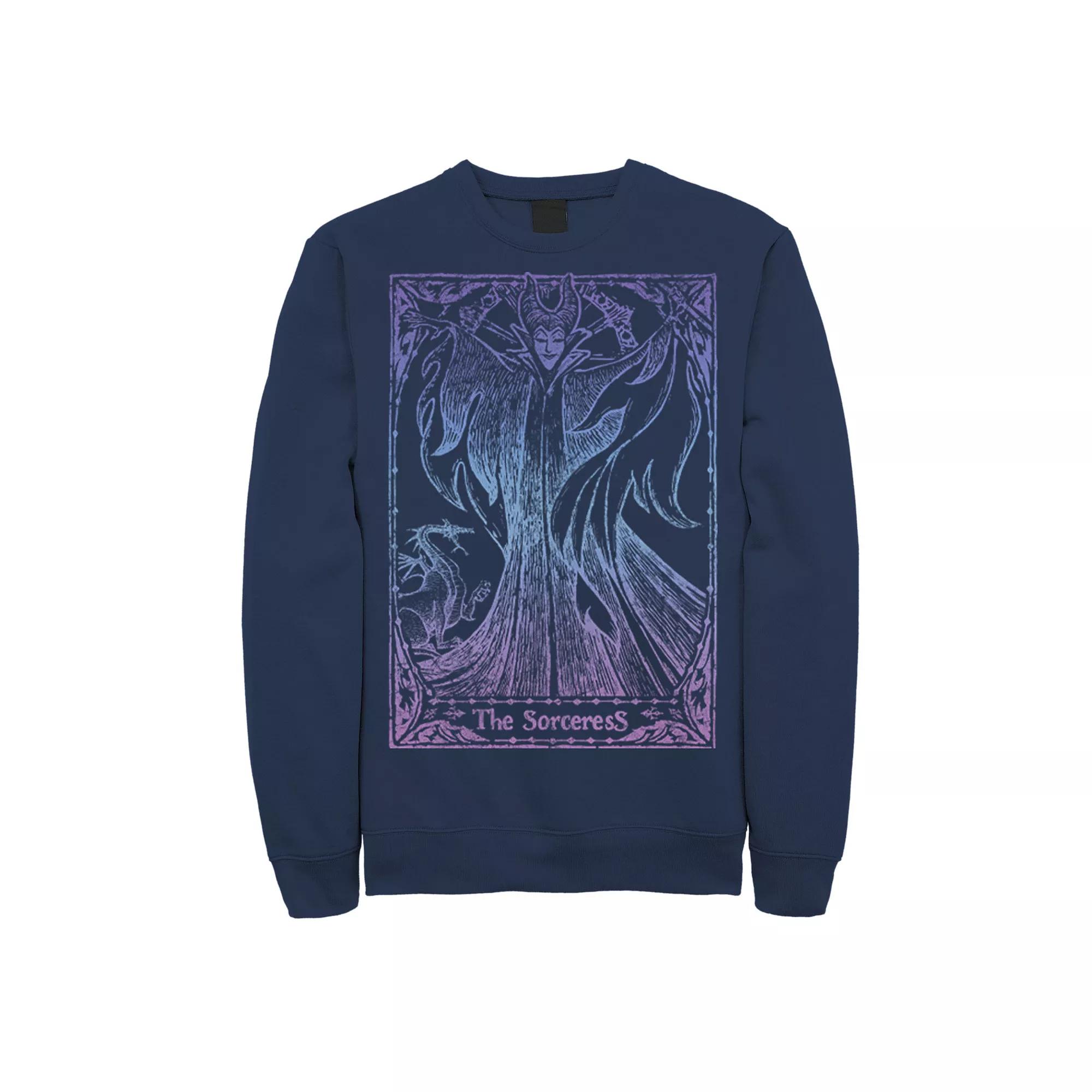 Disney's Sleeping Beauty Maleficent Men's Tarot Poster Sweatshirt,  Product Image