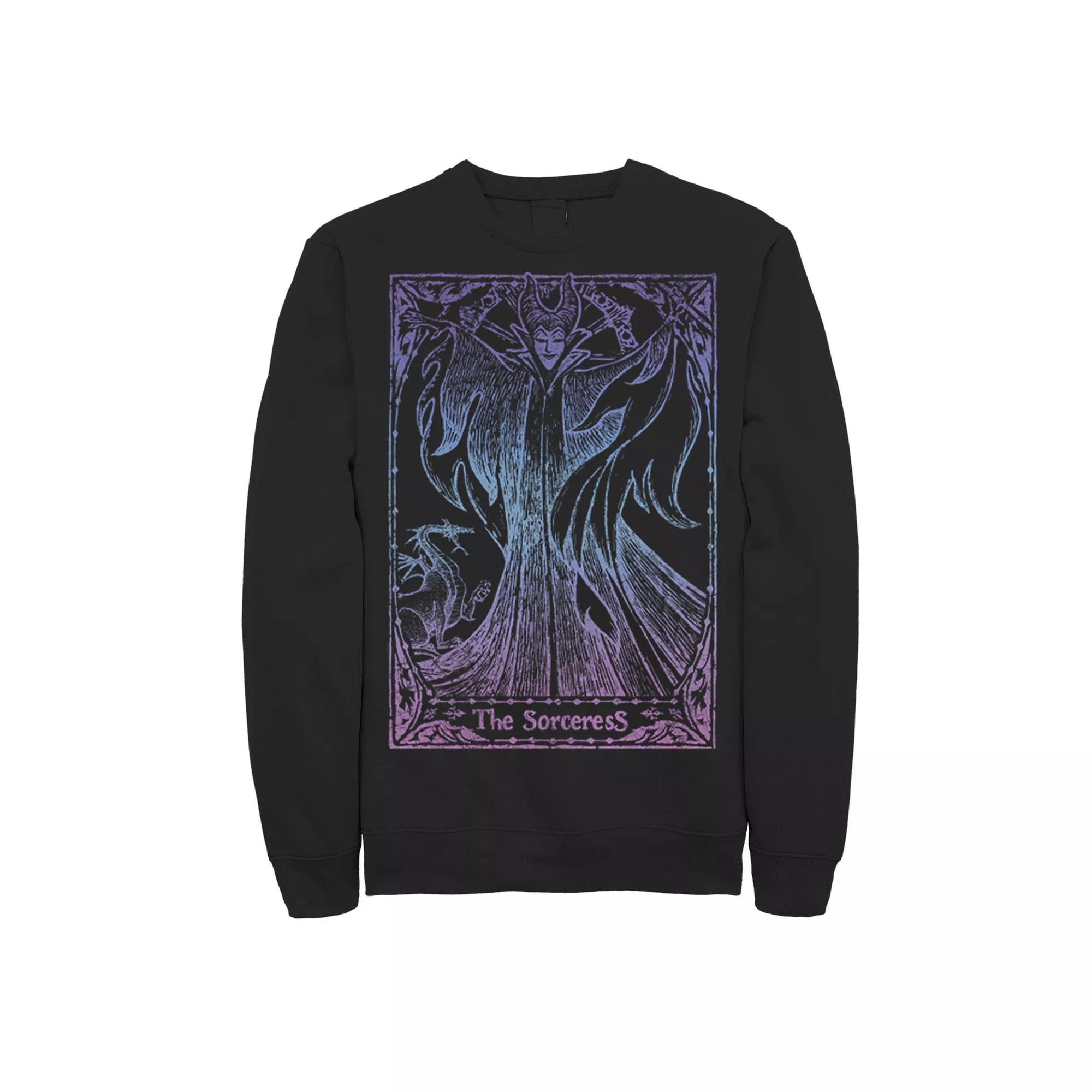 Disney's Sleeping Beauty Maleficent Men's Tarot Poster Sweatshirt,  Product Image
