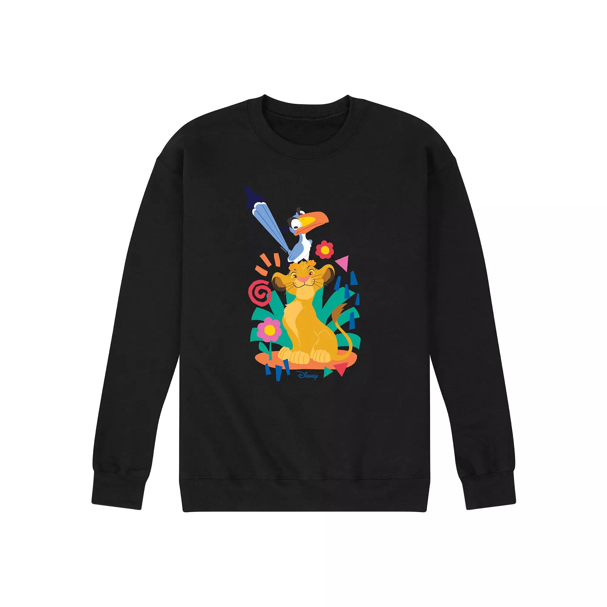 Disney's Lion King Simba & Zazu Men's Fleece Sweatshirt,  Product Image