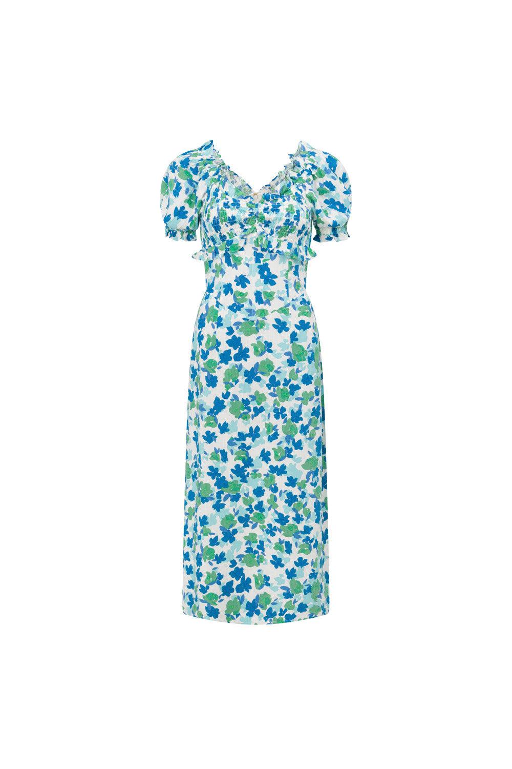 Rhi Off Shoulder Dress - Brushed Floral Product Image