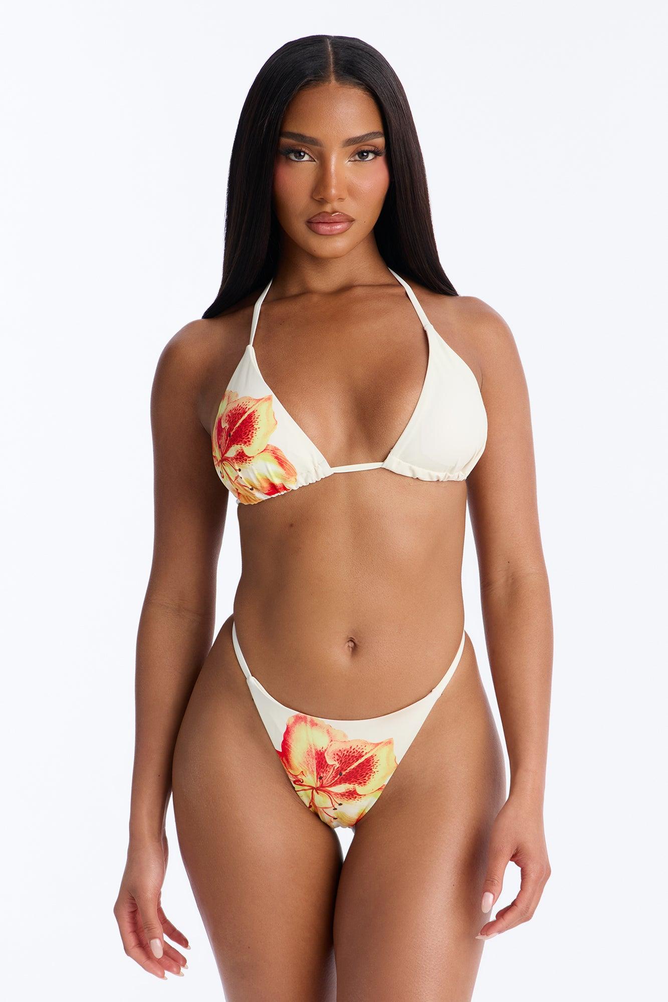 Through It All Bikini And Sarong - Ivory Female Product Image
