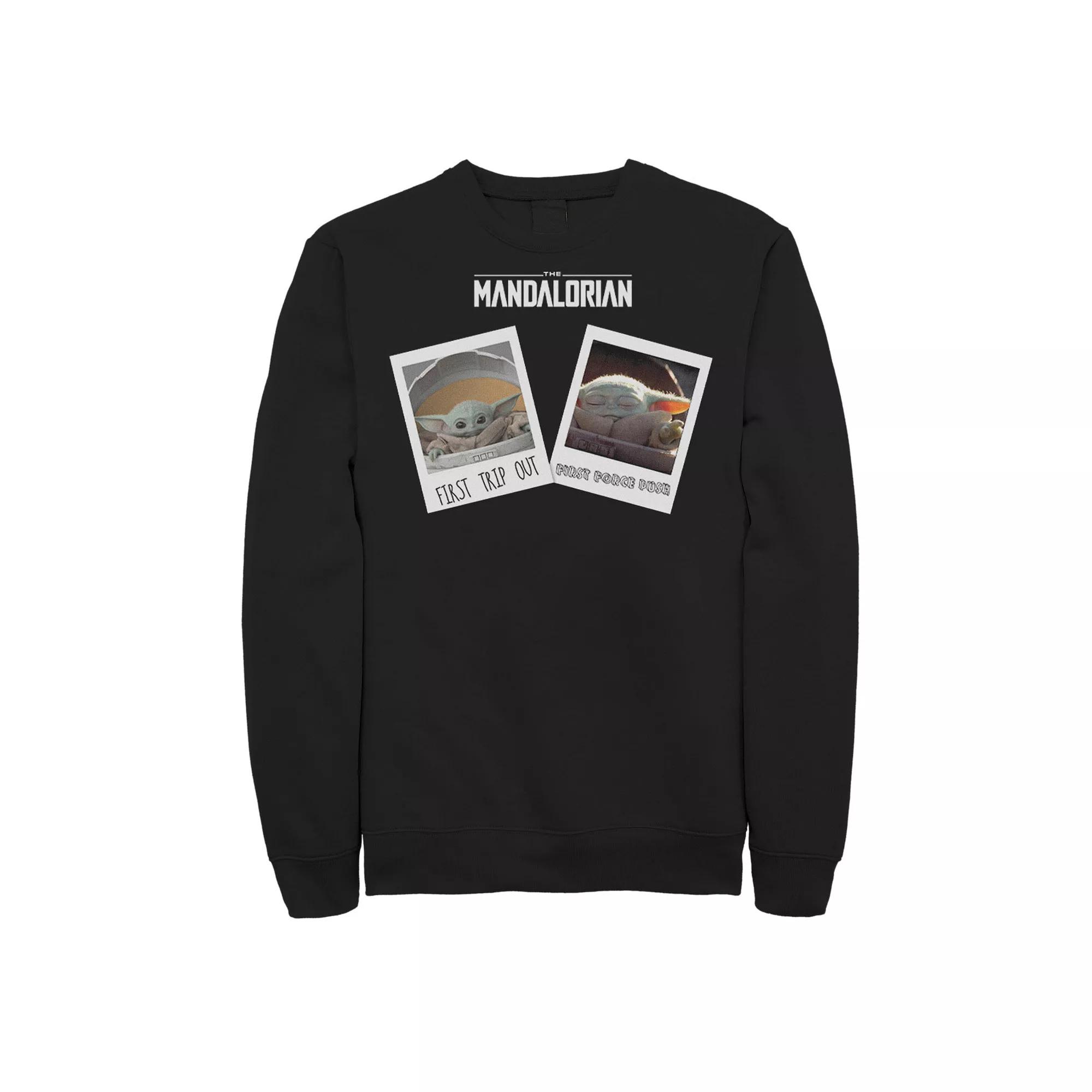 Men's Star Wars The Mandalorian The Child Photo Memories Sweatshirt,  Product Image