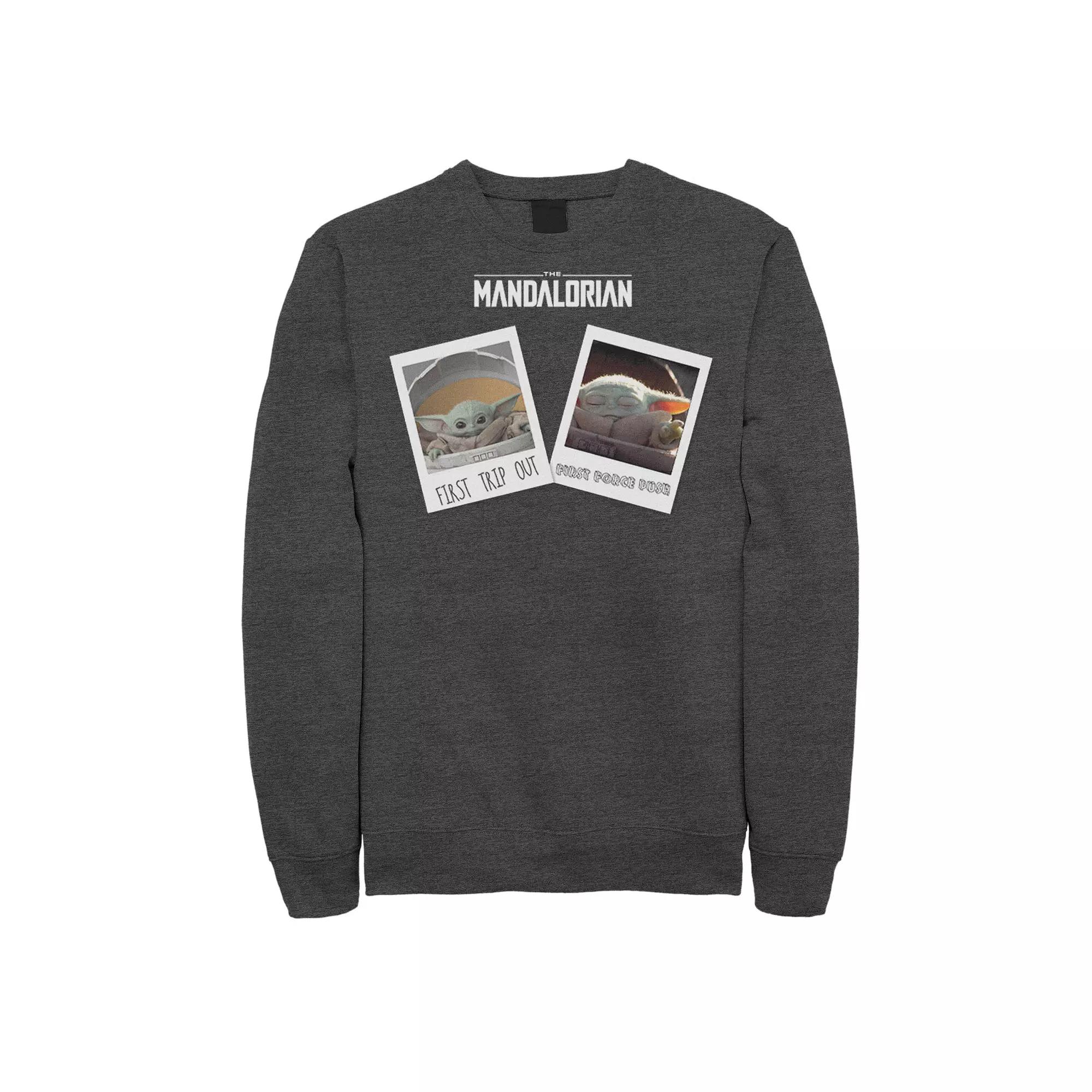 Men's Star Wars The Mandalorian The Child Photo Memories Sweatshirt,  Product Image