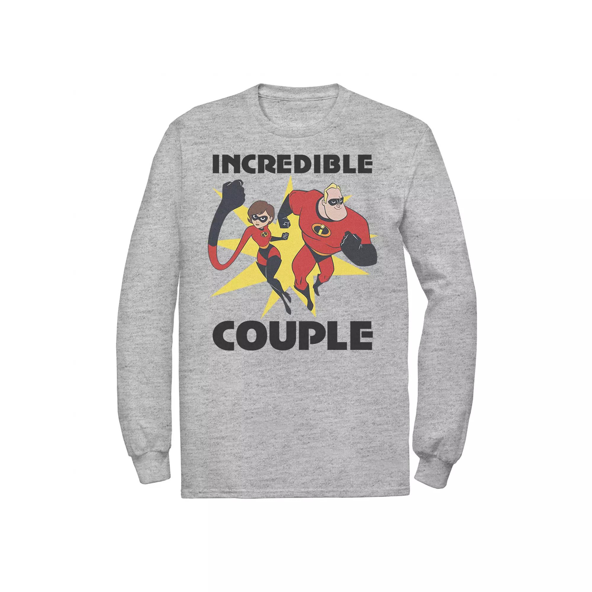 Disney / Pixar's The Incredibles 2 Men's Incredible Couple Duo Portrait Tee,  Product Image