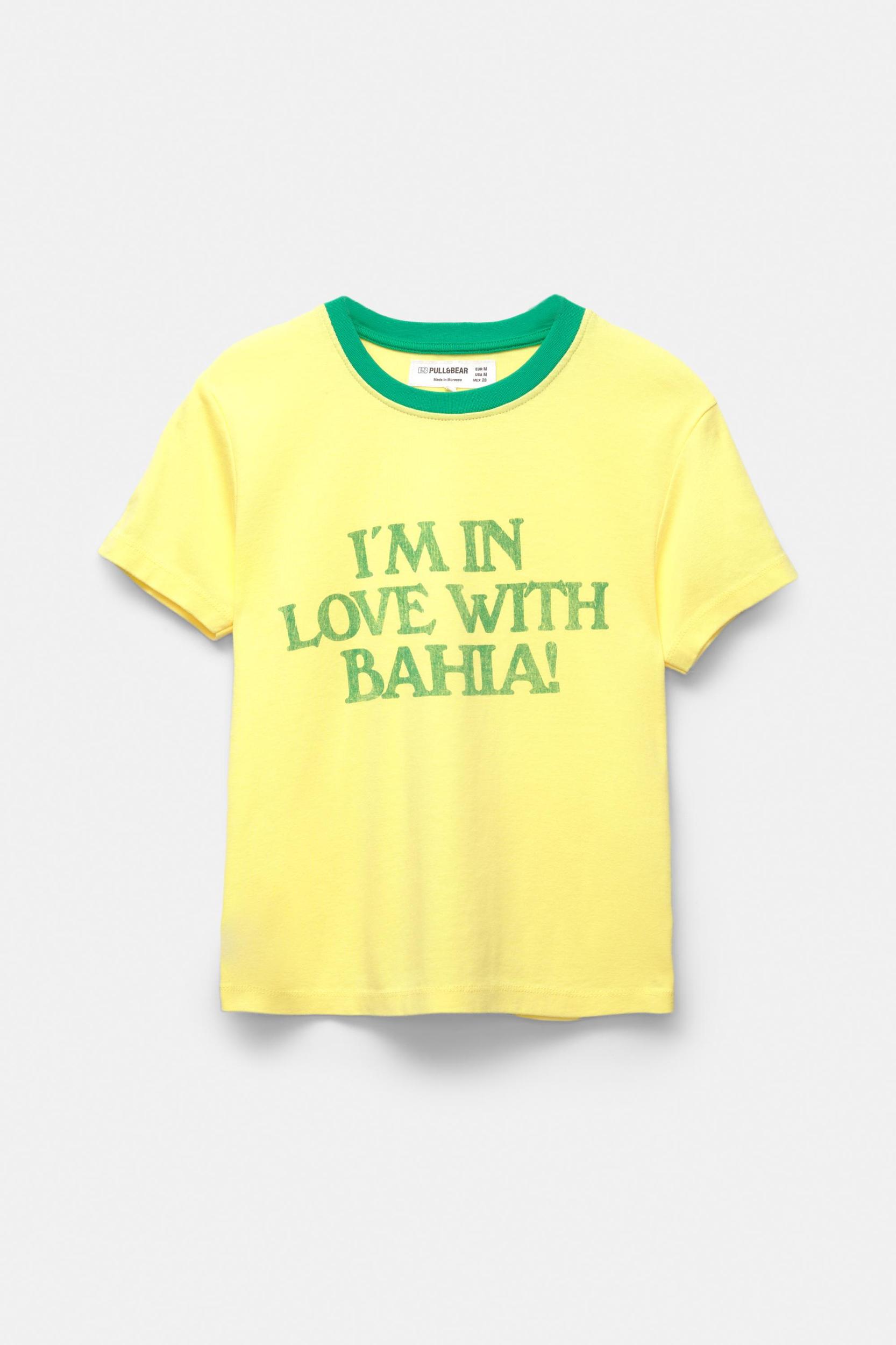 Yellow Brazil Bahía T-shirt Product Image