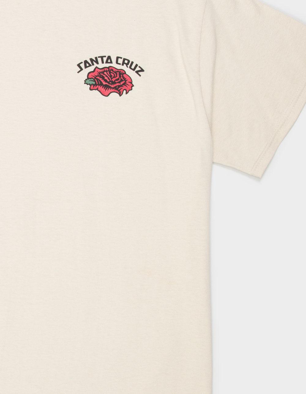 SANTA CRUZ Rose Solo Mens Tee - SAND Product Image