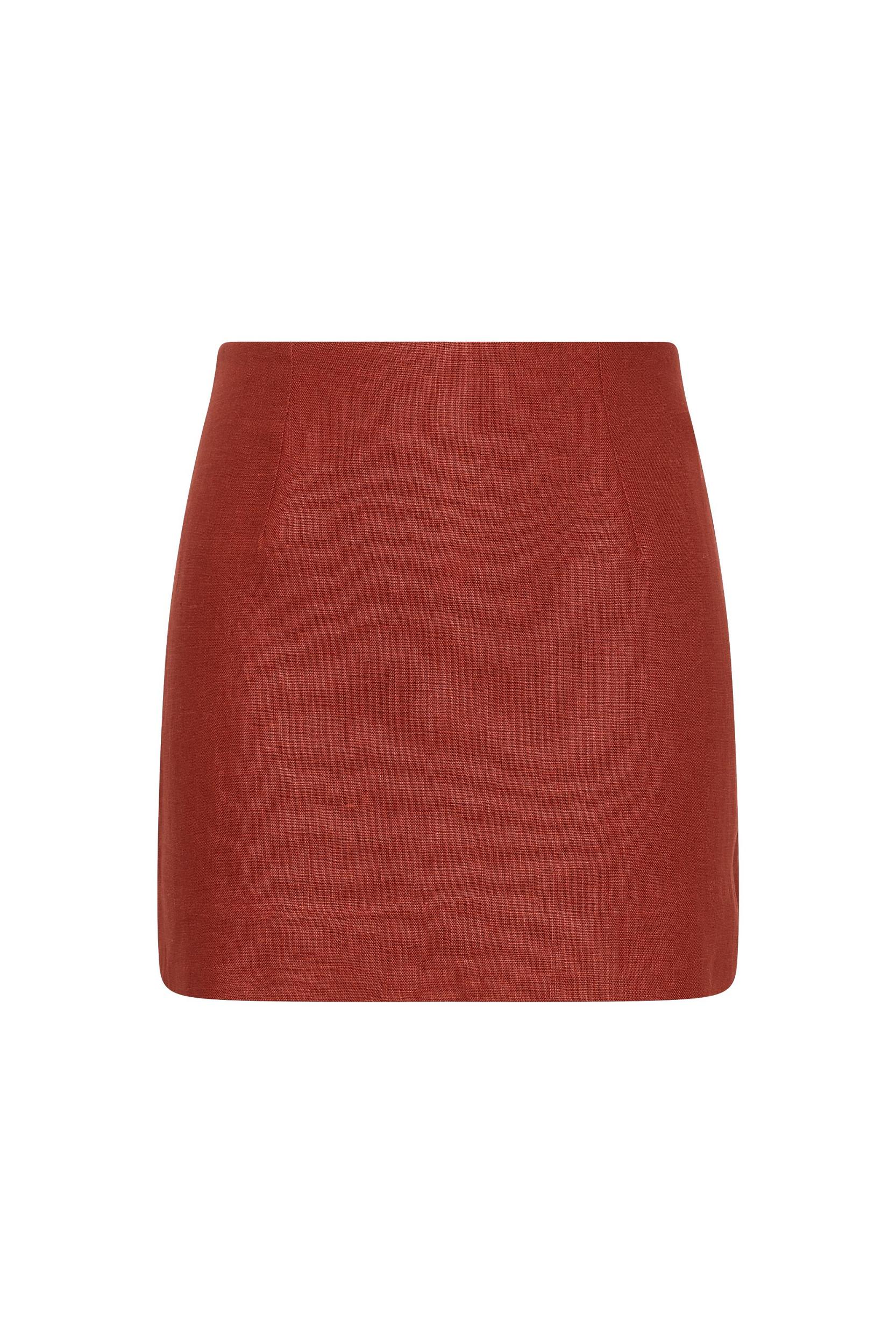 Jane Mini Skirt Garnet - Final Sale Product Image