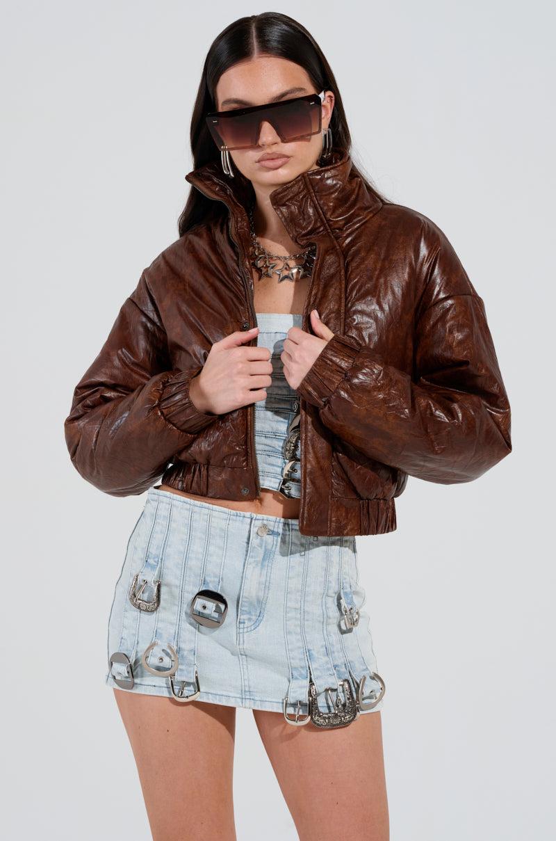 EYES OF THE NIGHT PUFFER JACKET Product Image