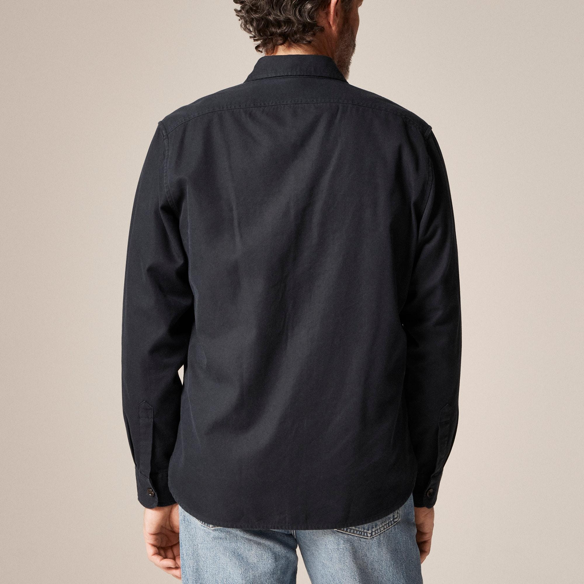 Twill workshirt in cotton-TENCEL™ lyocell blend Product Image