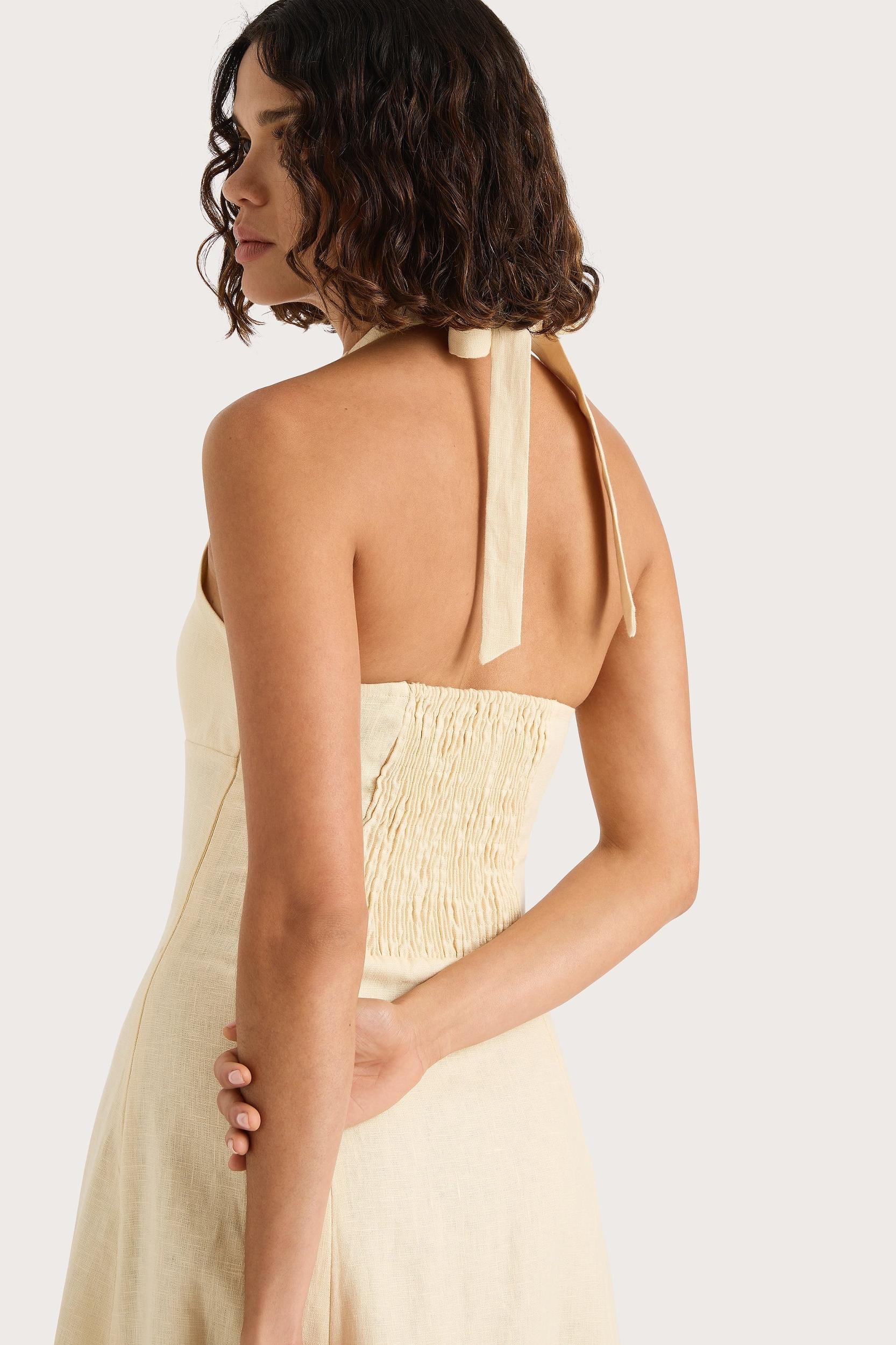 Marais Midi Dress Butter - Final Sale Product Image