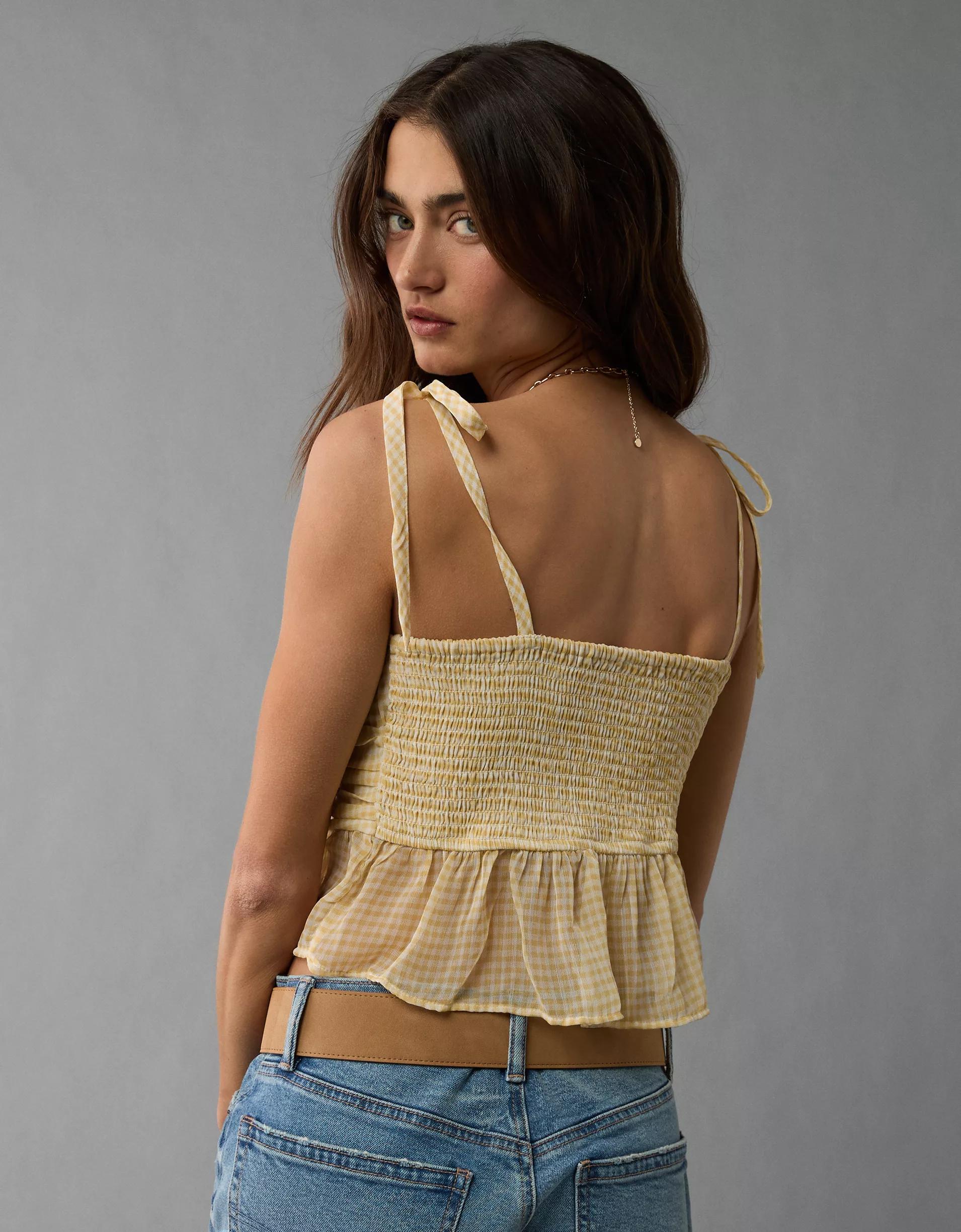 AE Corset Peplum Top Product Image