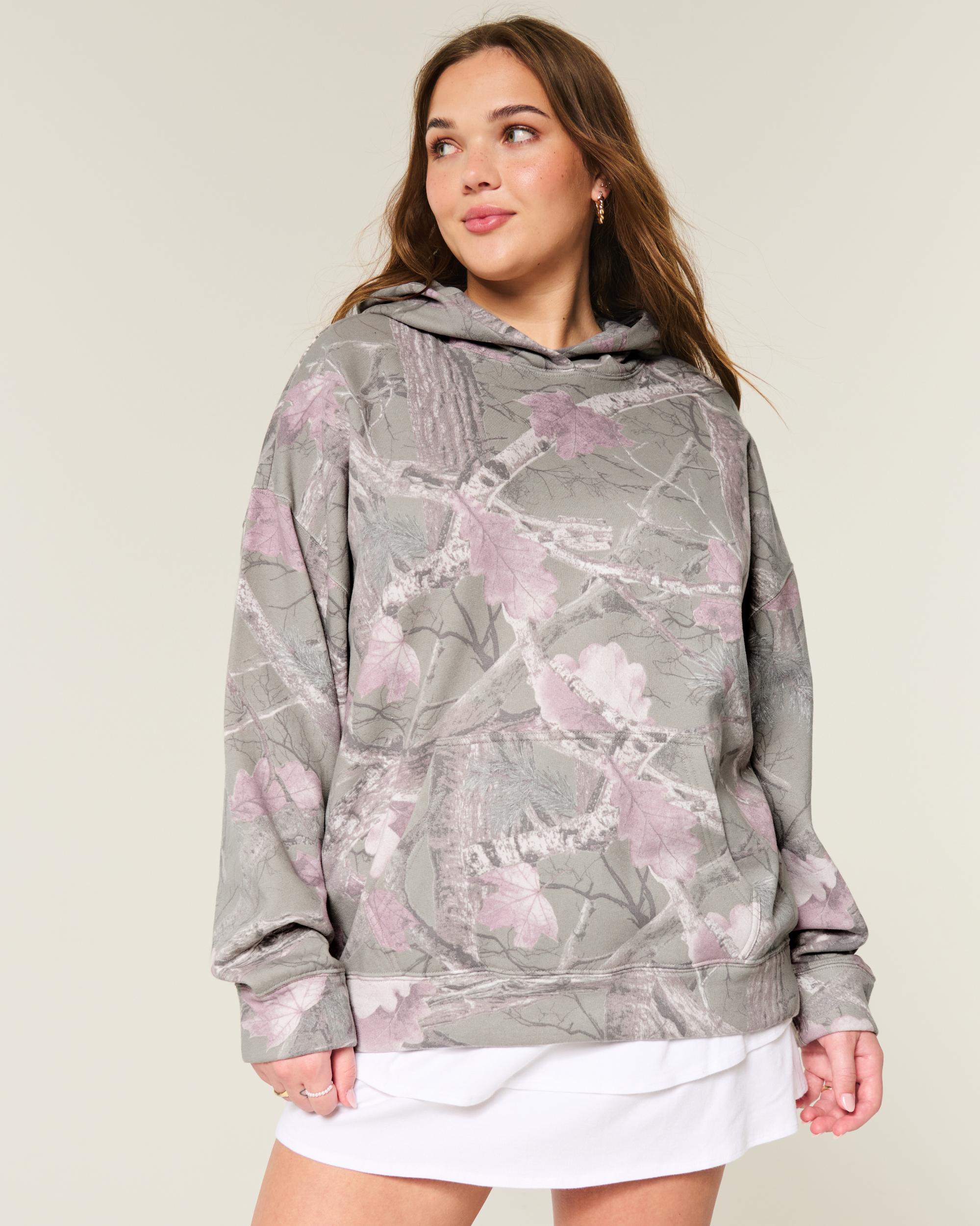 Hollister Feel Good Fleece Oversized Hoodie Product Image