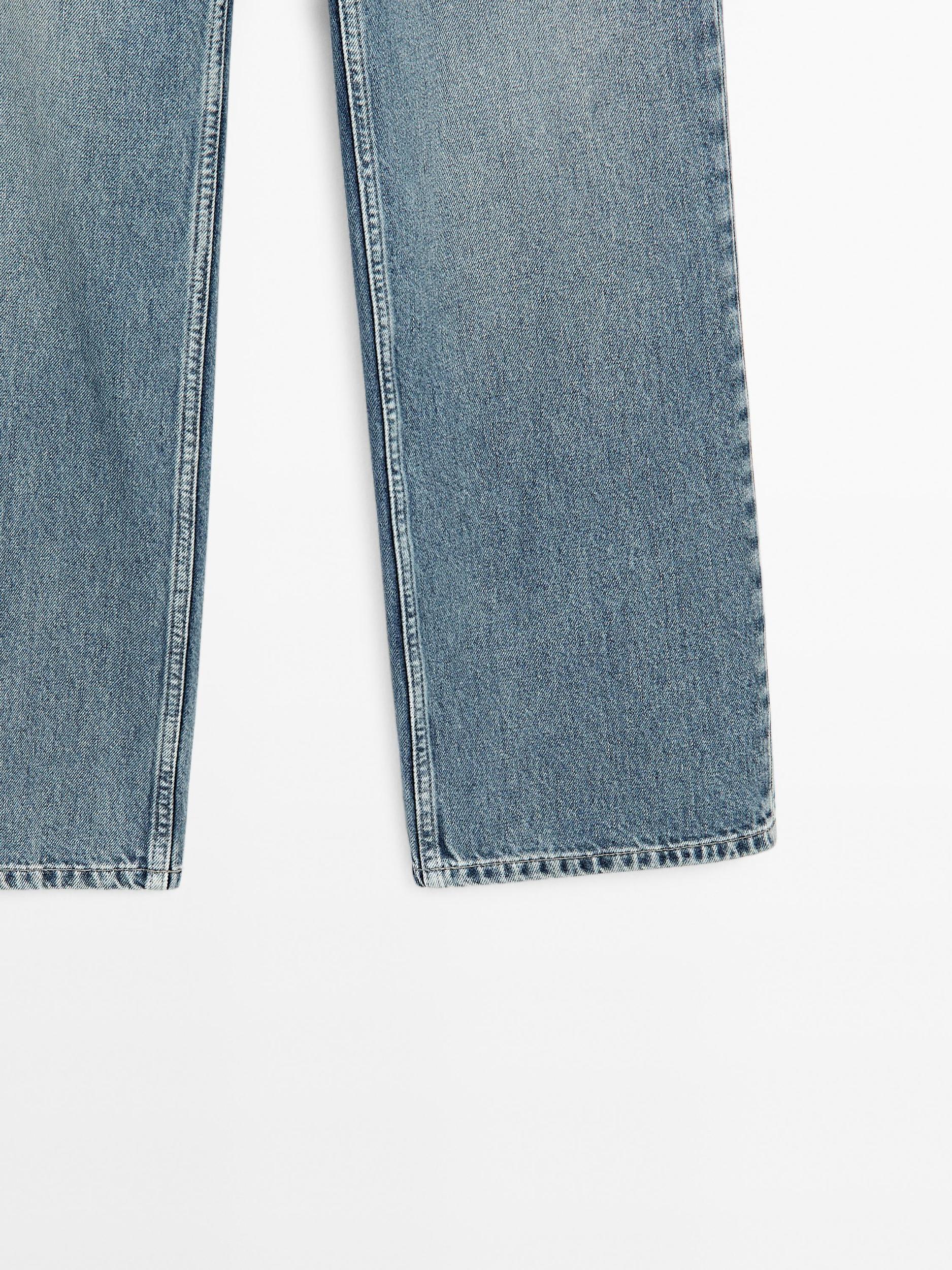 Low-rise straight-leg jeans Product Image