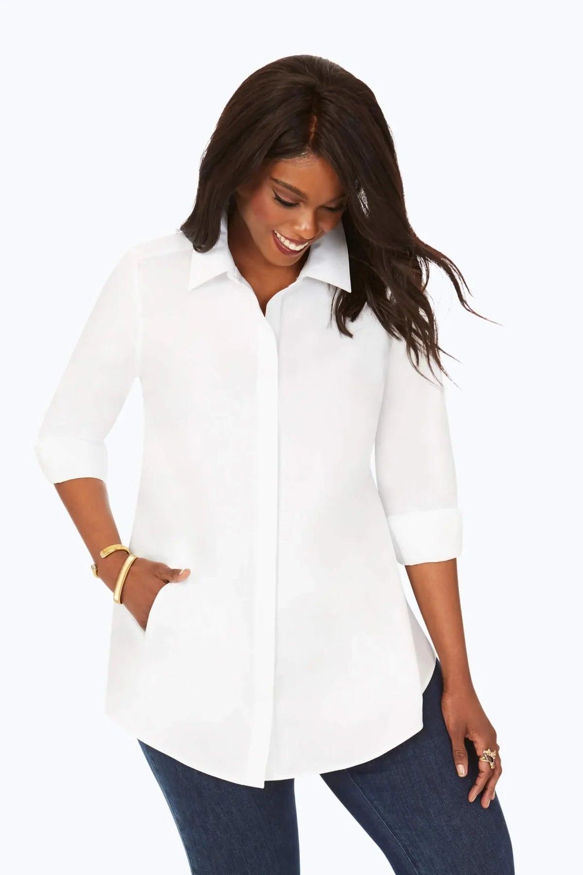Foxcroft Cici Tunic Blouse 192599s Product Image