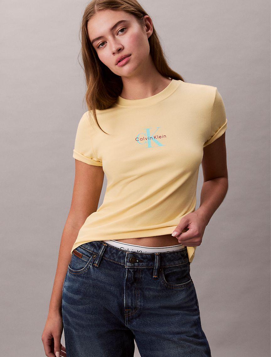 Monogram Logo Slim T-Shirt Product Image