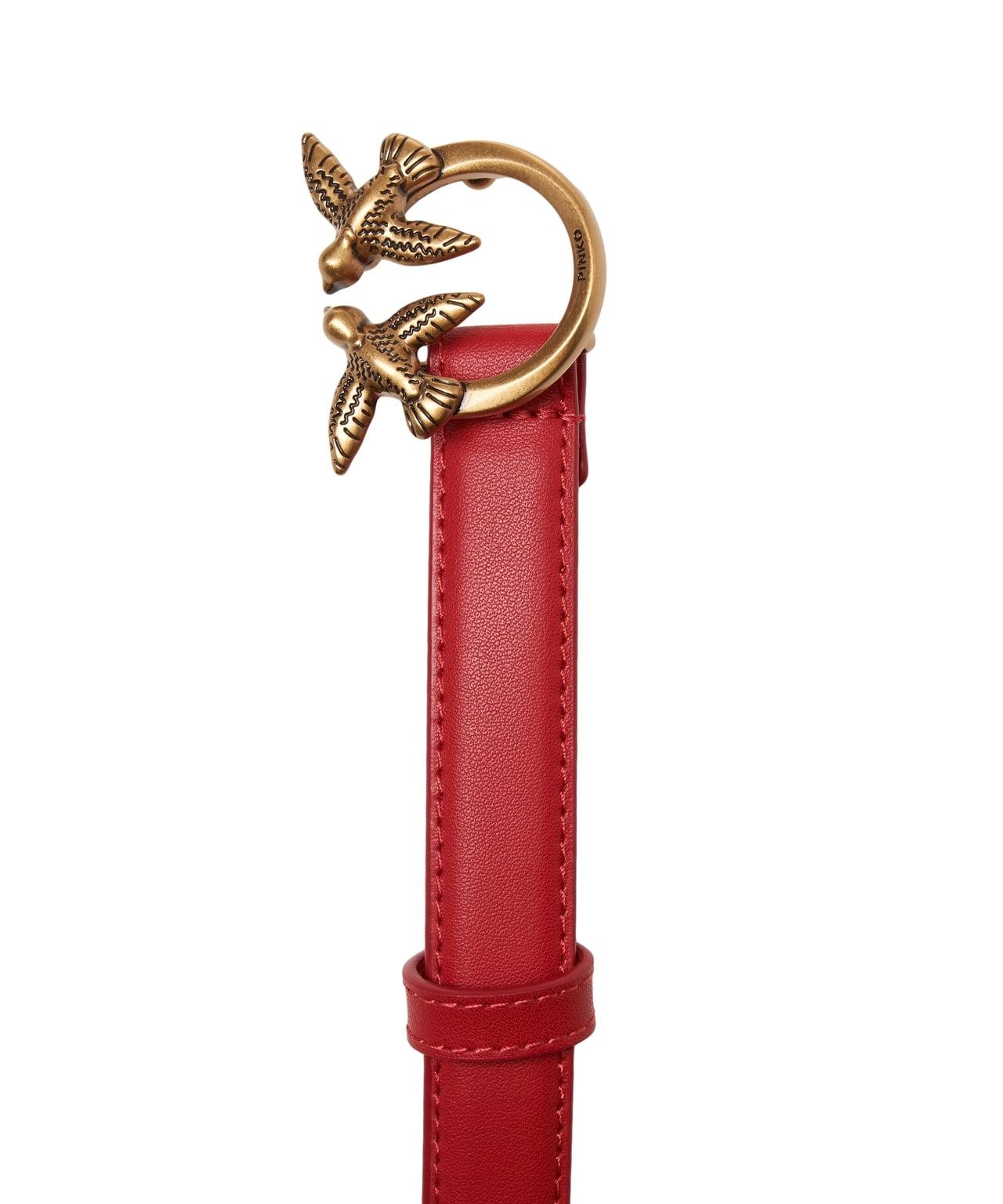 Leather belt 'Love Berry' Product Image